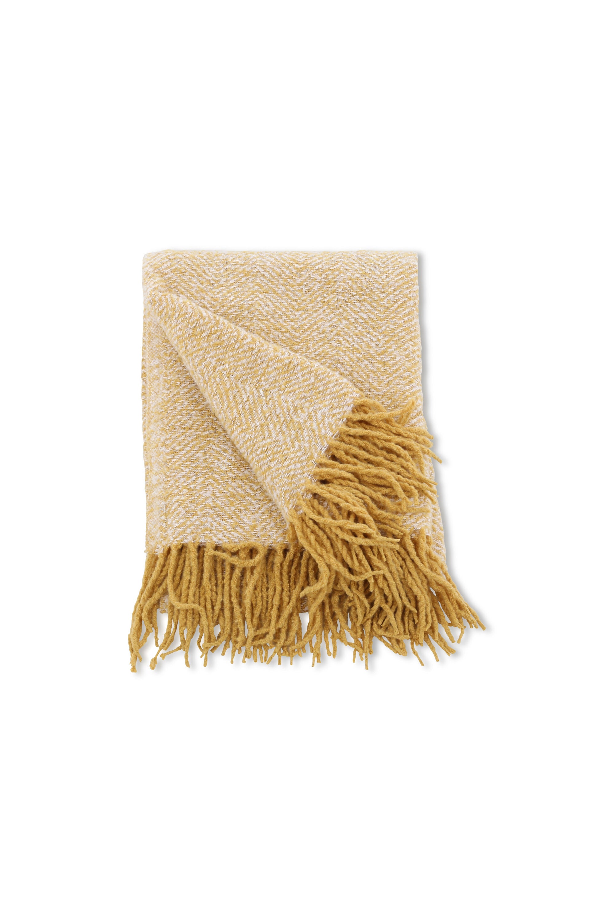 Toby Throw in Gelb präsentiert im Onlineshop von KAQTU Design AG. Wolldecke ist von Venture Home