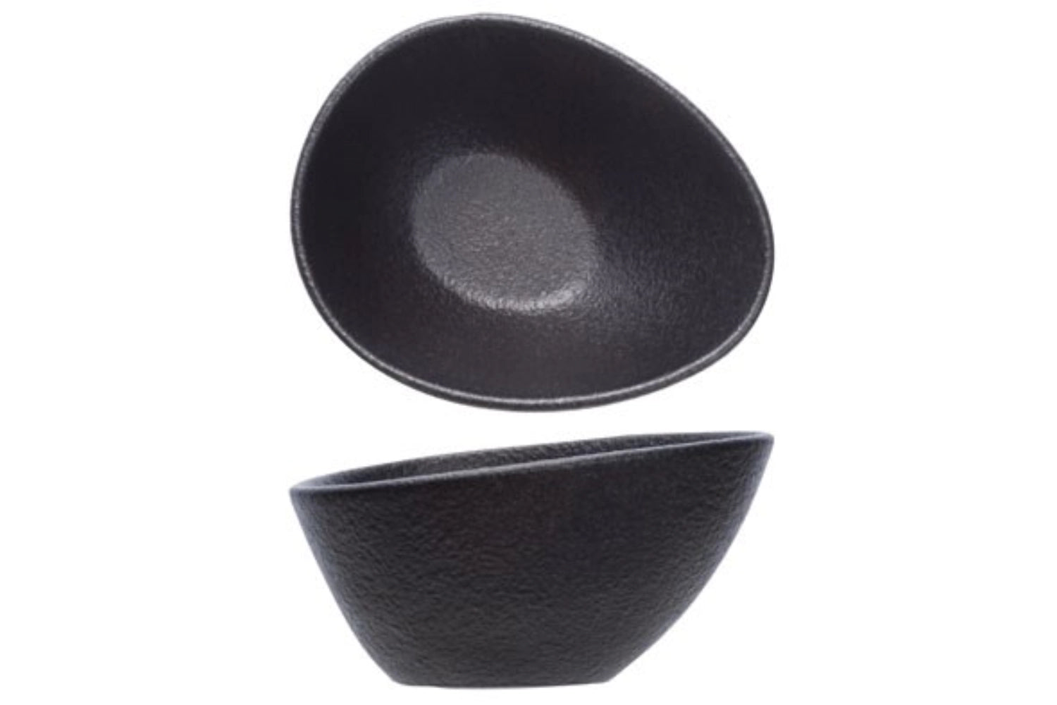 Elegantes schwarzes Schälchen von Blackstone, perfekt für kleine Snacks und Dips, Durchmesser 9 cm, ideal für gesellige Abende.