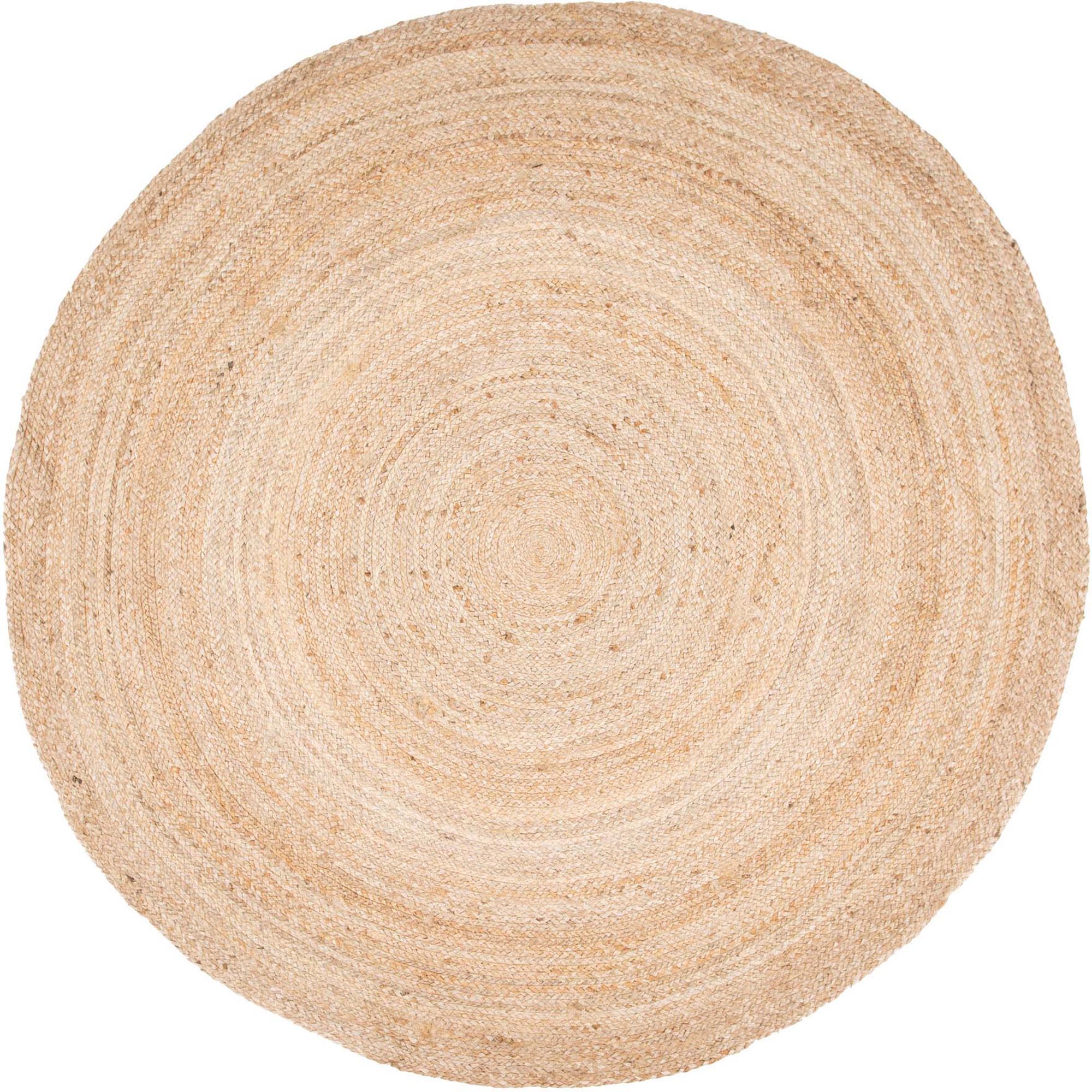 Oliver Teppich Rund in Natur präsentiert im Onlineshop von KAQTU Design AG. Teppich ist von Venture Home