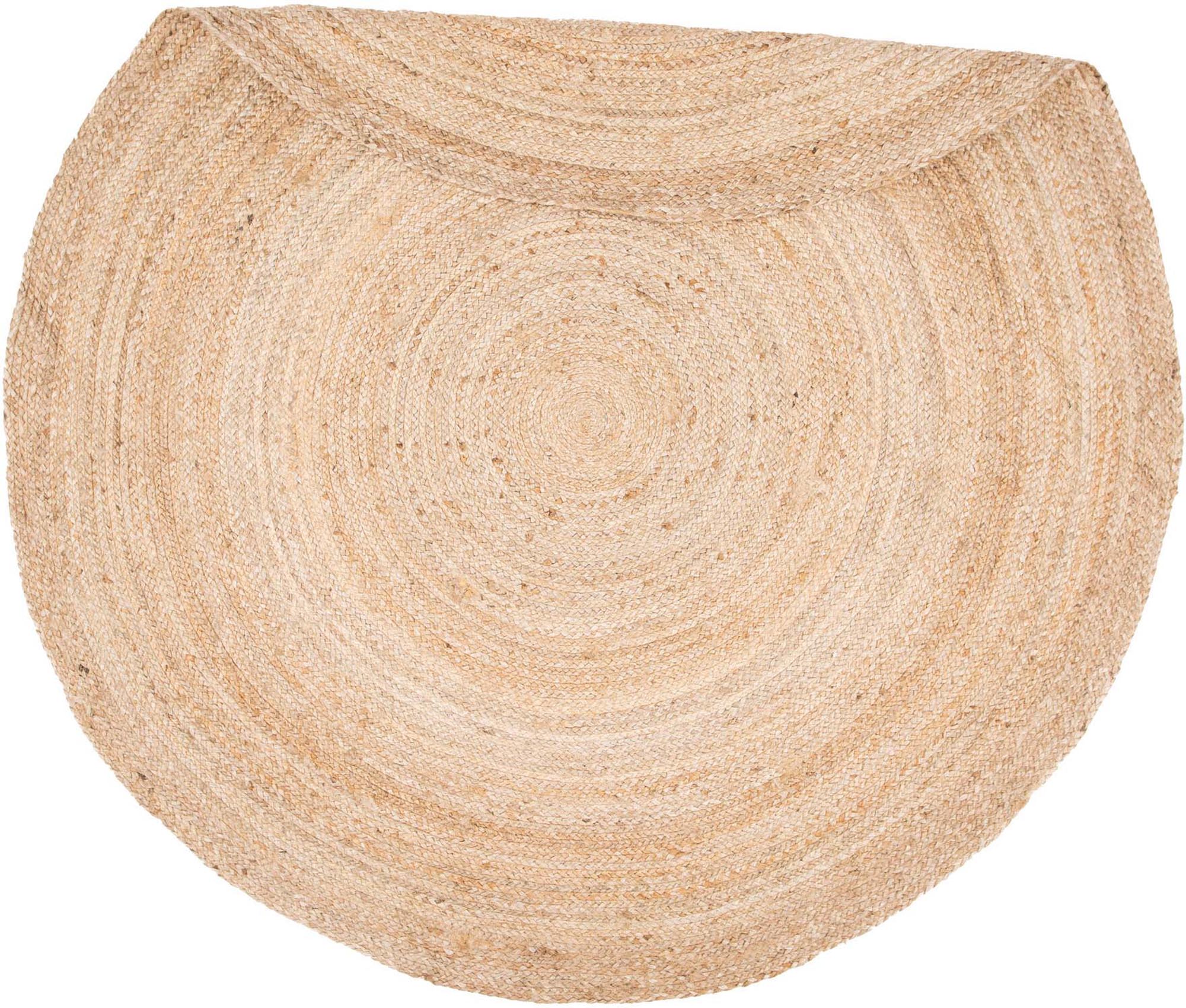 Oliver Teppich Rund in Natur präsentiert im Onlineshop von KAQTU Design AG. Teppich ist von Venture Home