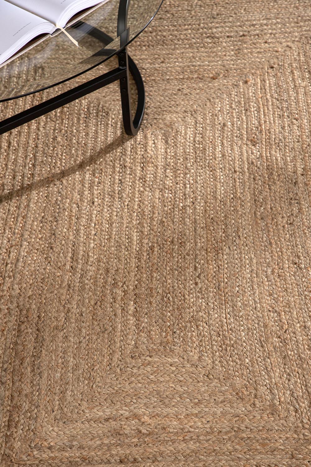 Oliver Teppich Eckig in Natur präsentiert im Onlineshop von KAQTU Design AG. Teppich ist von Venture Home