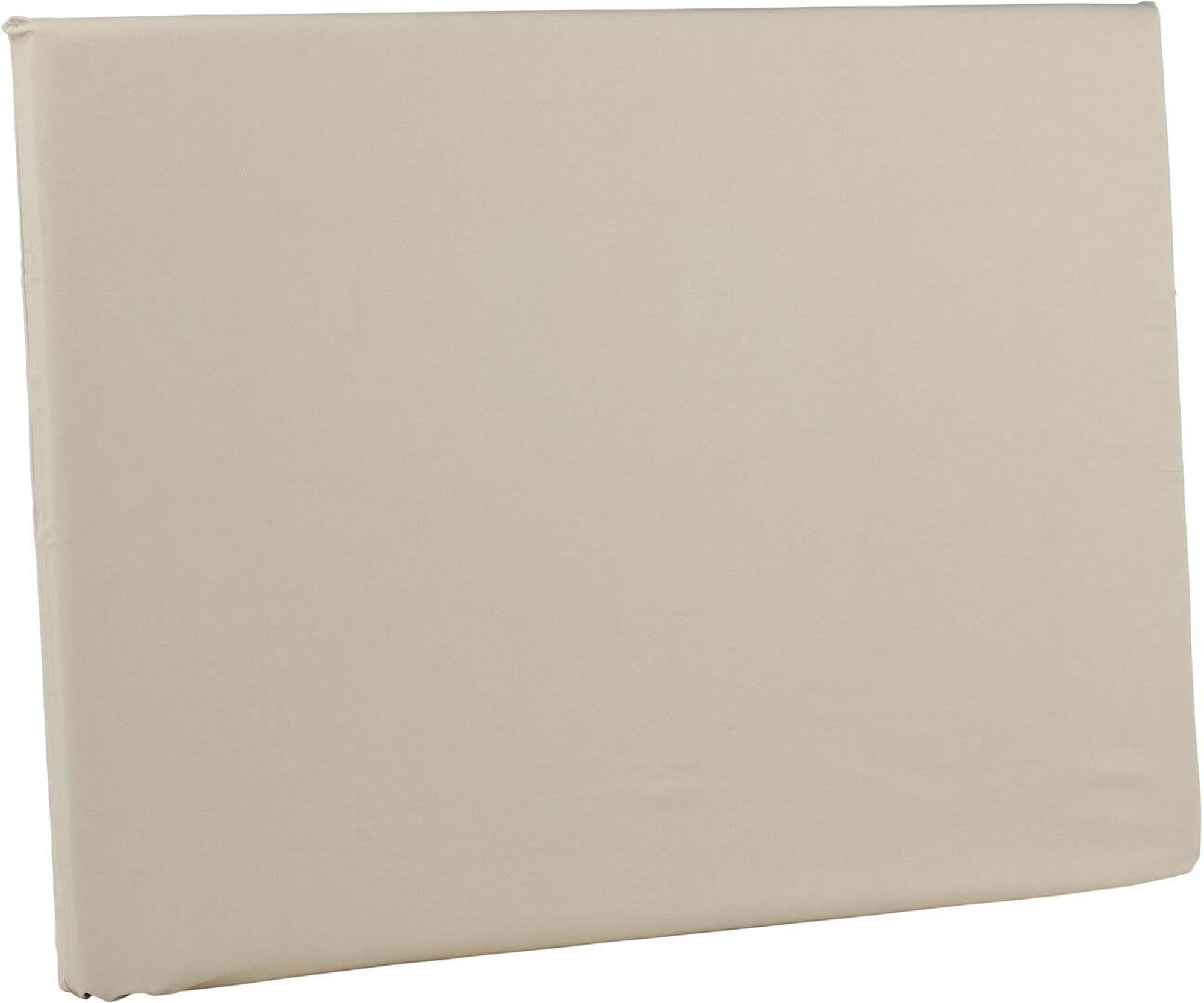 Eleganter Kopfteilbezug Saga von Venture Home in stilvollem Beige.