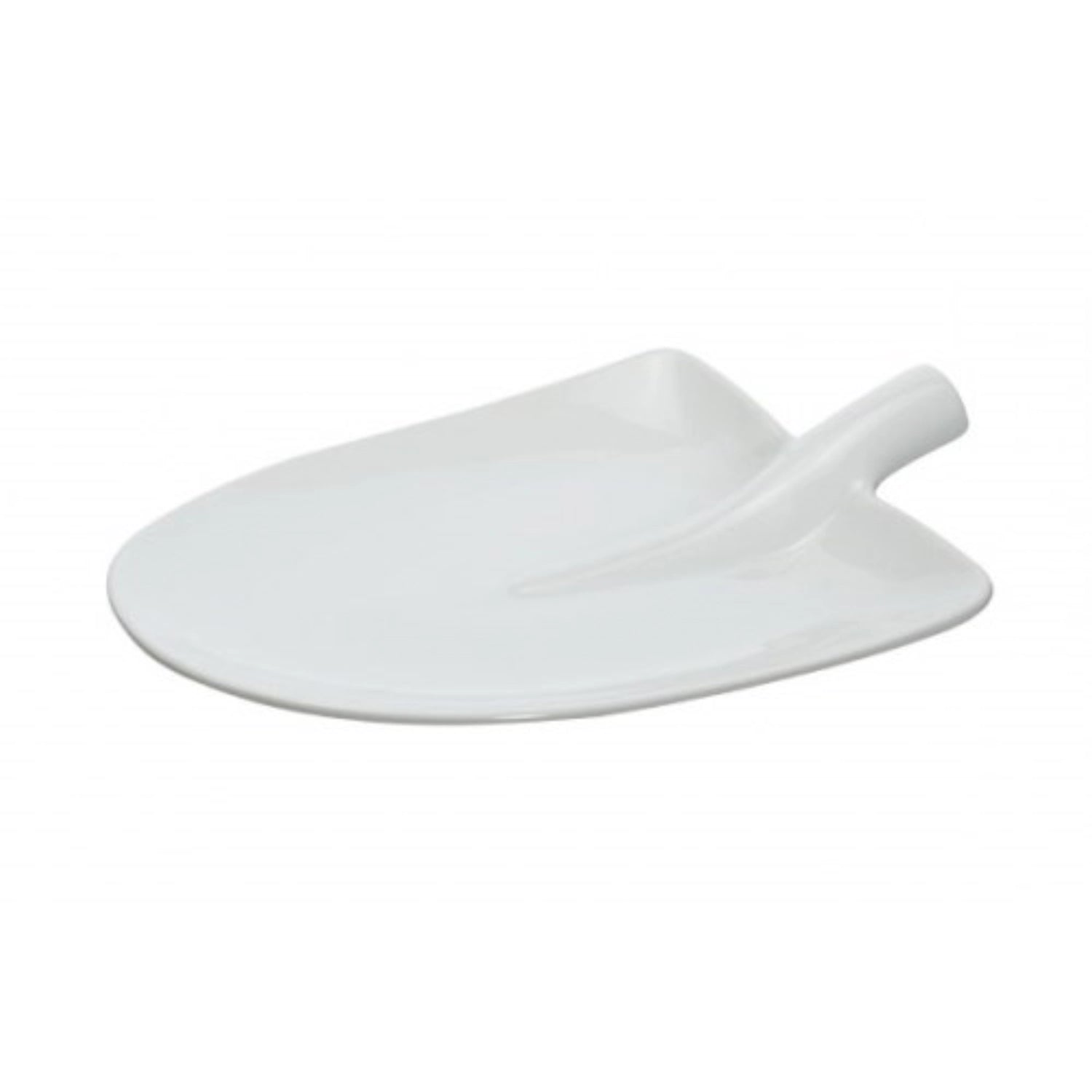 Plate scoop-shaped, 25.3x18.5x4.8 cm