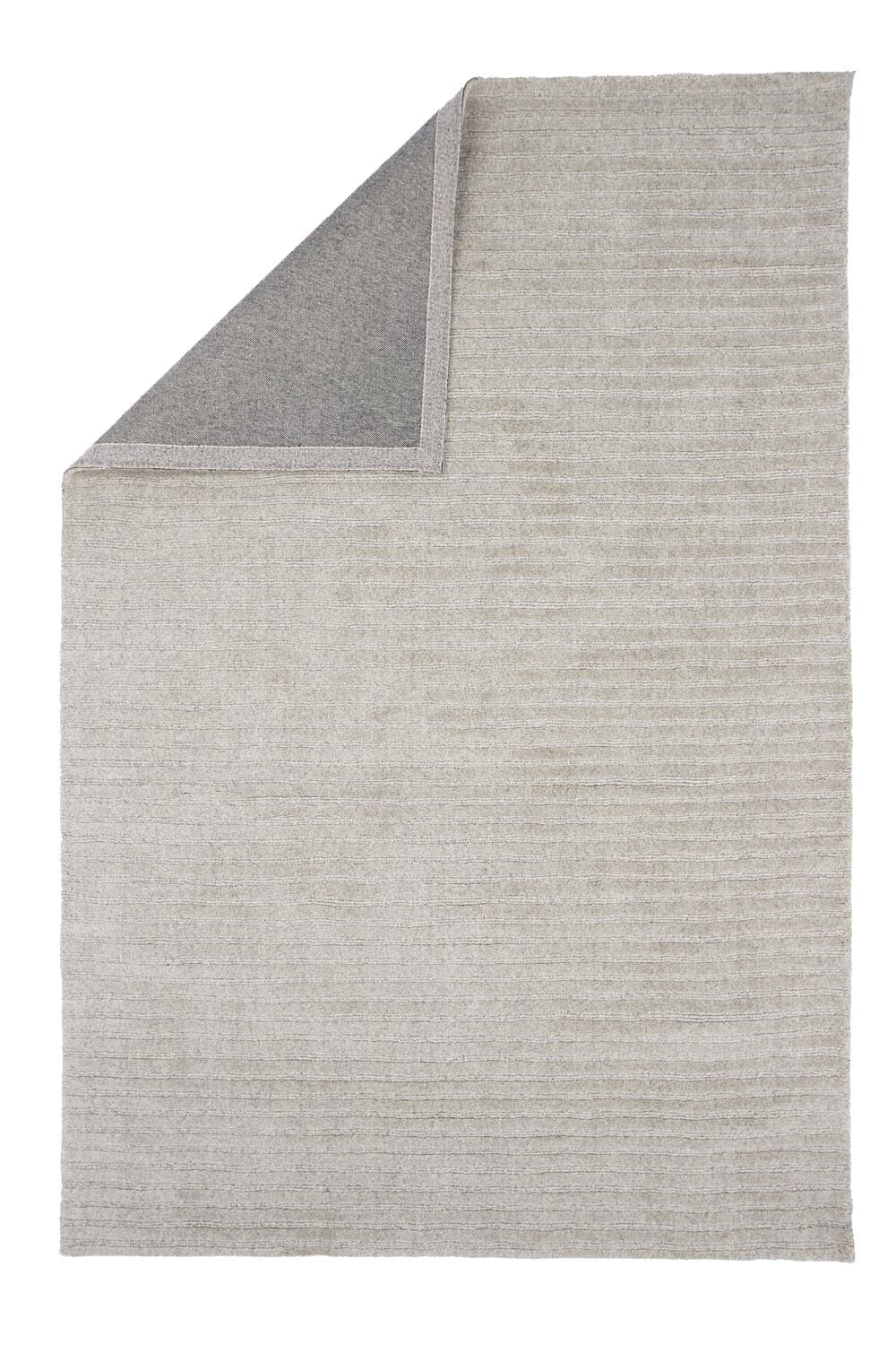Milton Teppich in Hellgrau präsentiert im Onlineshop von KAQTU Design AG. Teppich ist von Venture Home