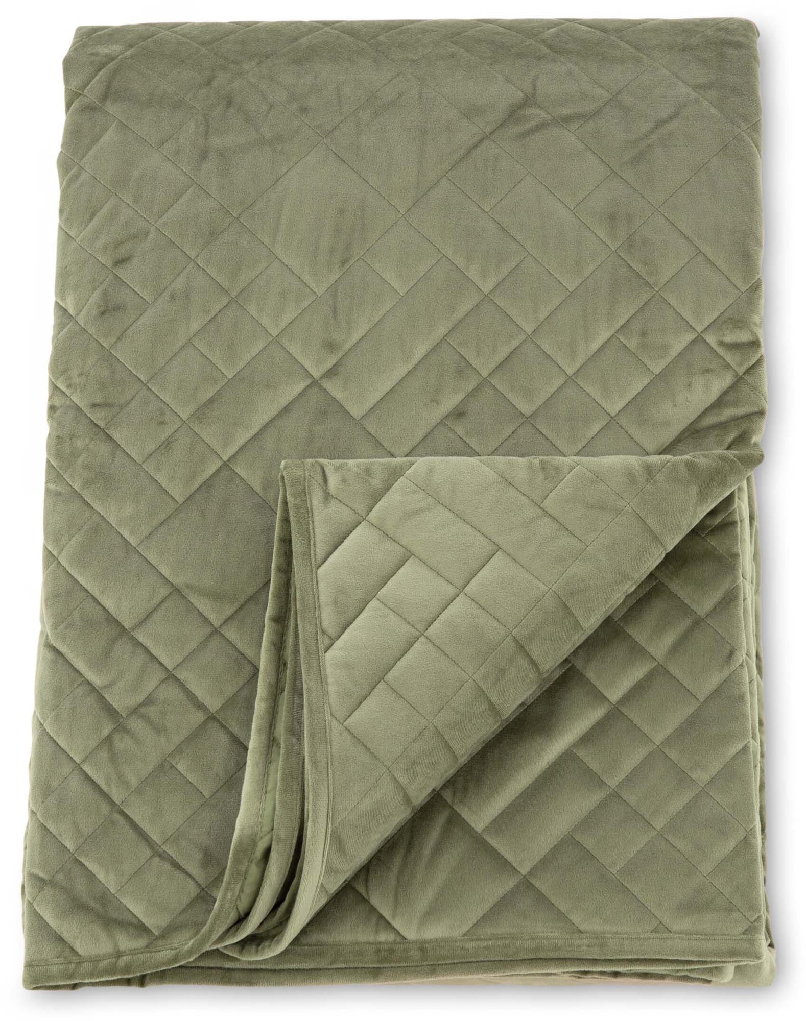 Jilly Tagesdecke in Grün präsentiert im Onlineshop von KAQTU Design AG. Bettüberwurf ist von Venture Home