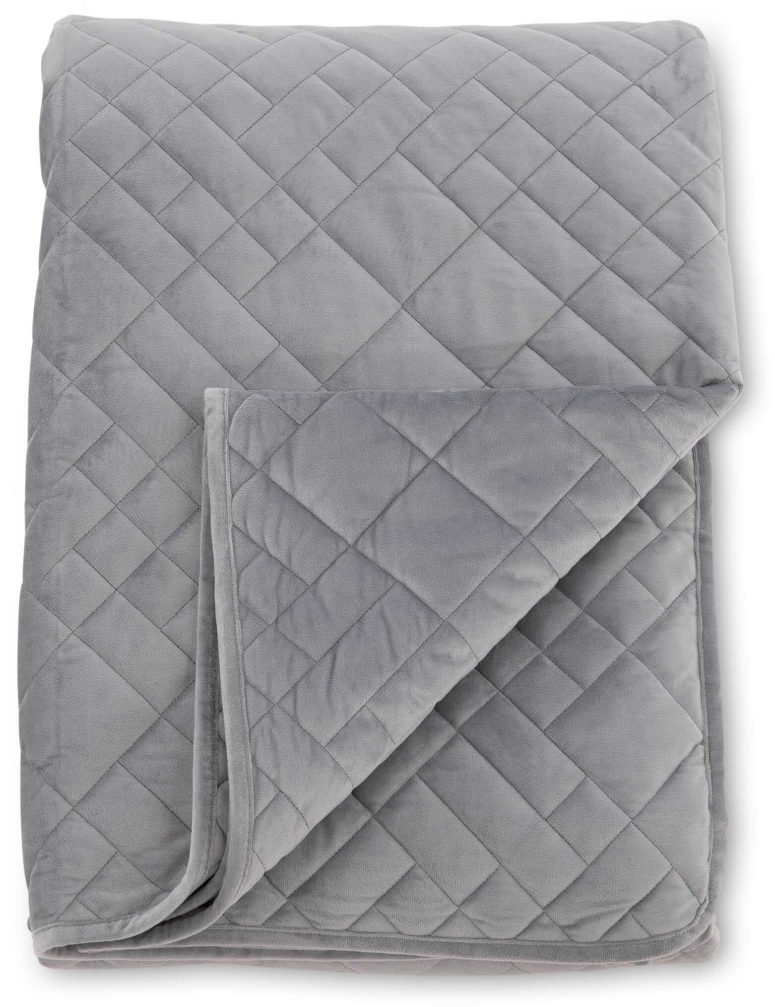 Jilly Tagesdecke in Hellgrau präsentiert im Onlineshop von KAQTU Design AG. Bettüberwurf ist von Venture Home