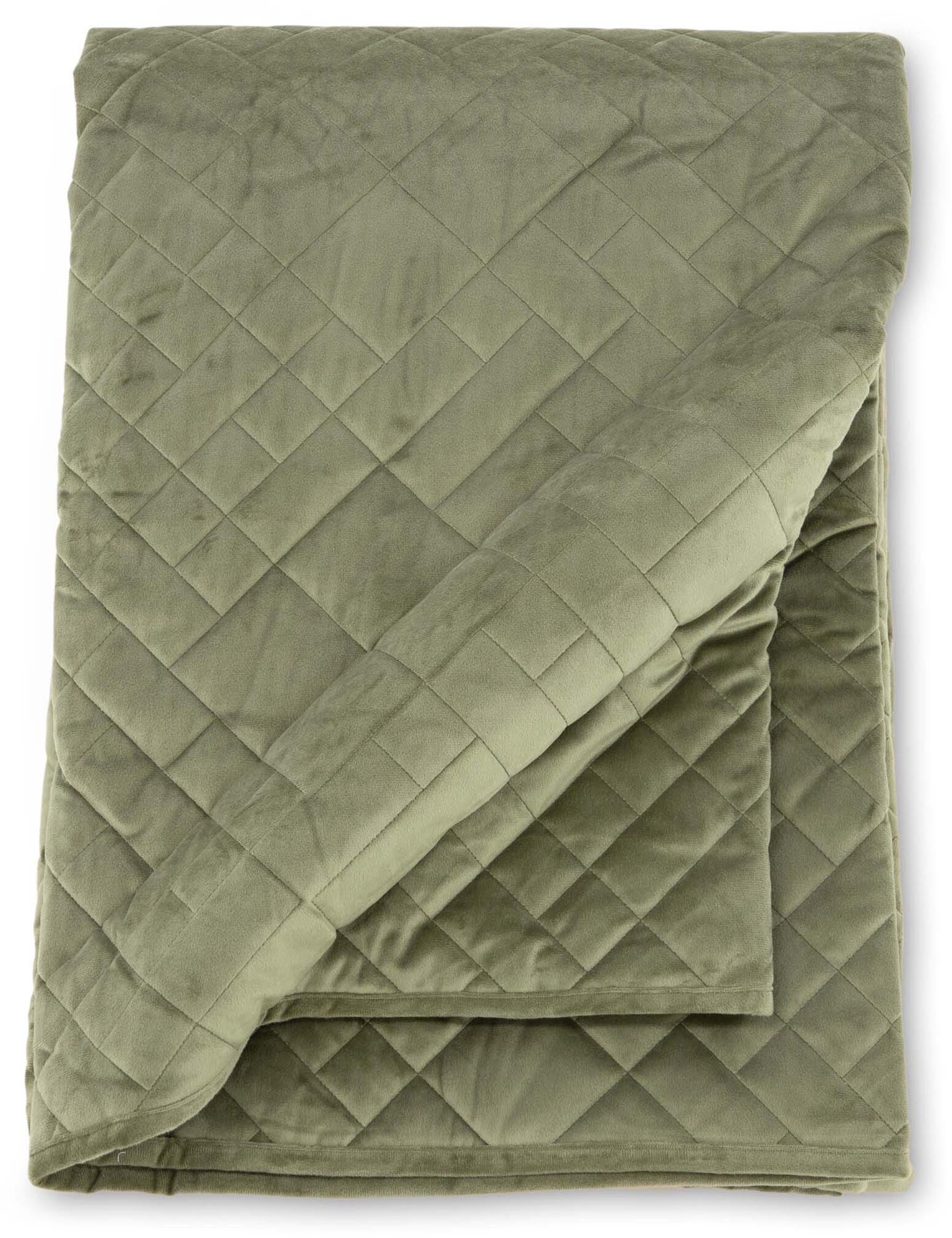 Jilly Tagesdecke in Grün präsentiert im Onlineshop von KAQTU Design AG. Bettüberwurf ist von Venture Home