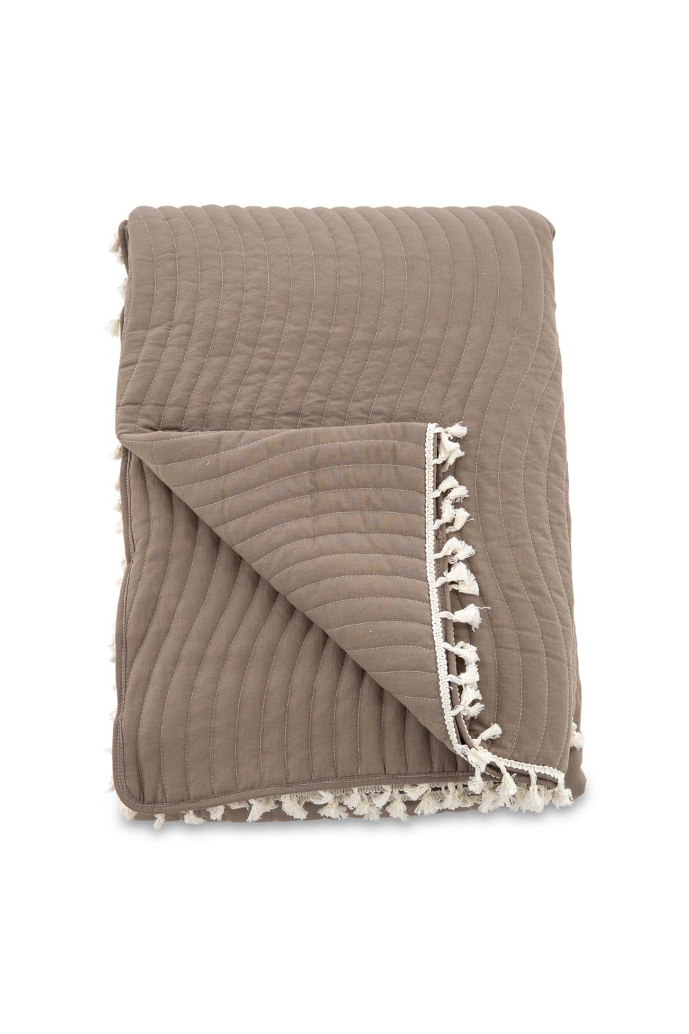 Lias Tagesdecke in Braun präsentiert im Onlineshop von KAQTU Design AG. Bettüberwurf ist von Venture Home