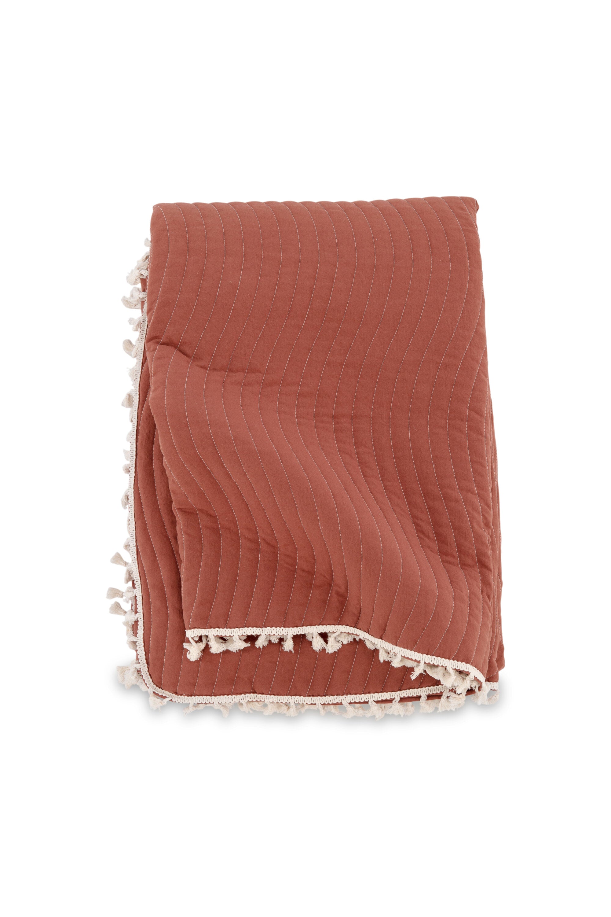 Lias Tagesdecke in Rostiges Rot präsentiert im Onlineshop von KAQTU Design AG. Bettüberwurf ist von Venture Home