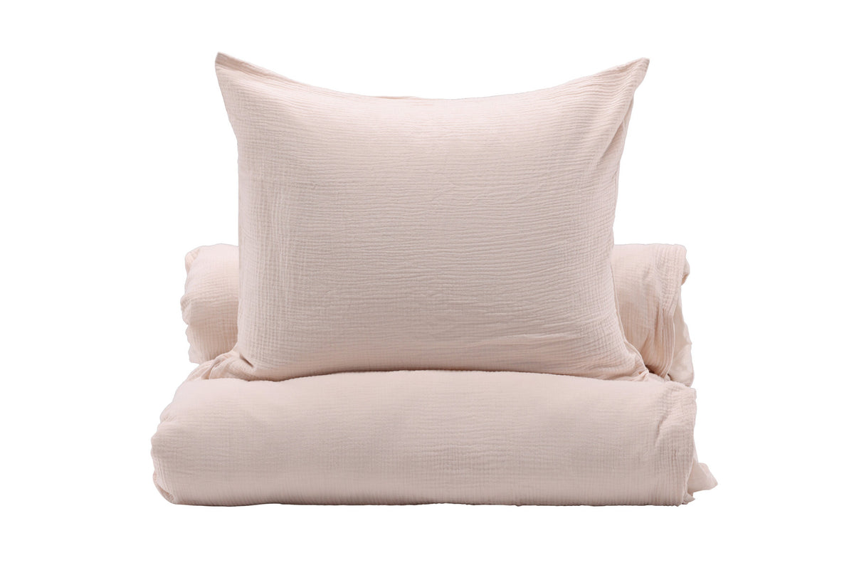 Mila Bettgarnitur Kombo in Hell-Pink präsentiert im Onlineshop von KAQTU Design AG. Bettwäsche ist von Venture Home