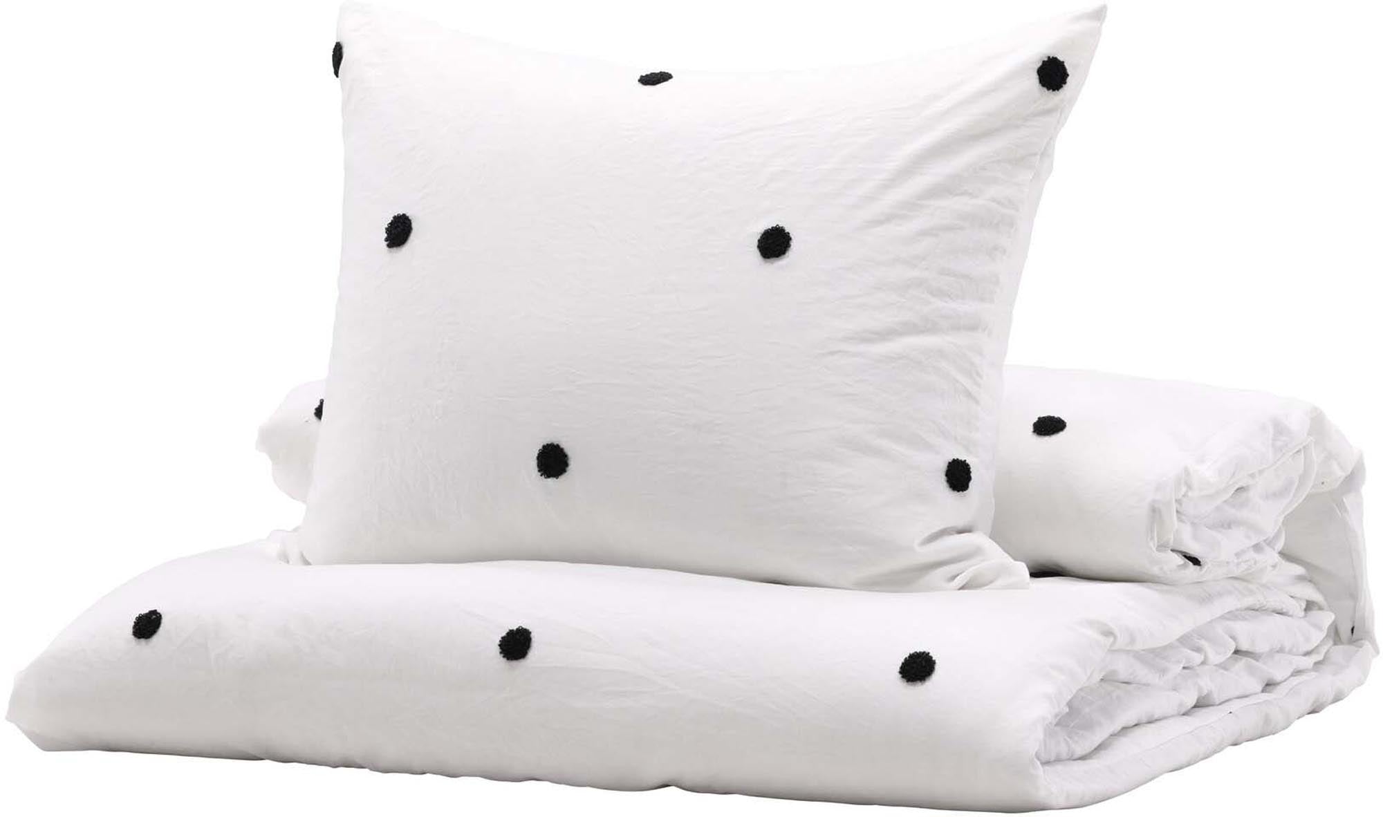 Loke Bettgarnitur in Weiss präsentiert im Onlineshop von KAQTU Design AG. Bettwäsche ist von Venture Home