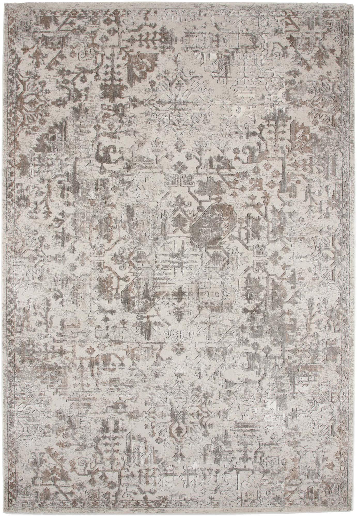 Cleo Teppich in Silber präsentiert im Onlineshop von KAQTU Design AG. Teppich ist von Venture Home