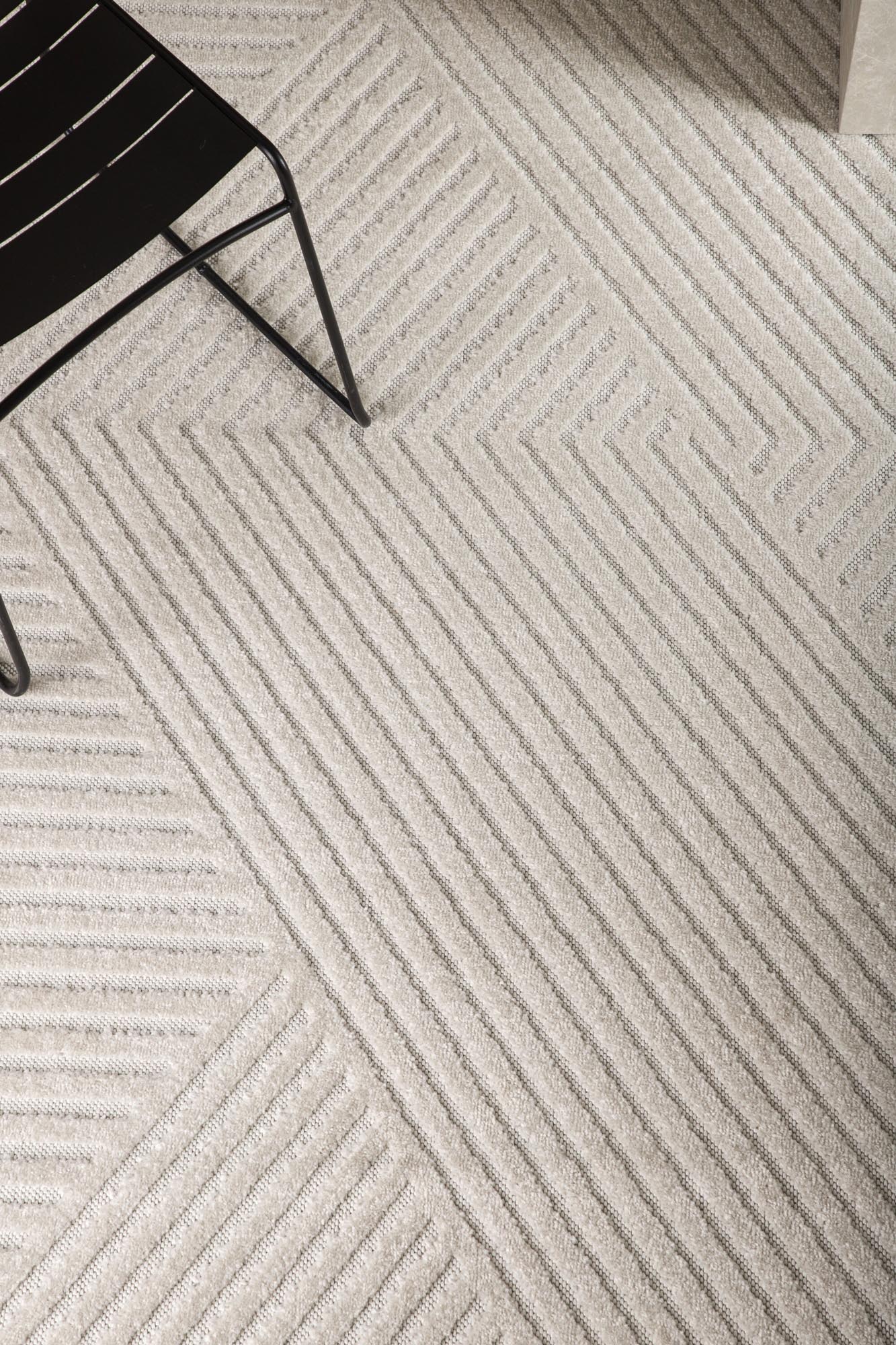 Aron Teppich in Weiss präsentiert im Onlineshop von KAQTU Design AG. Teppich ist von Venture Home