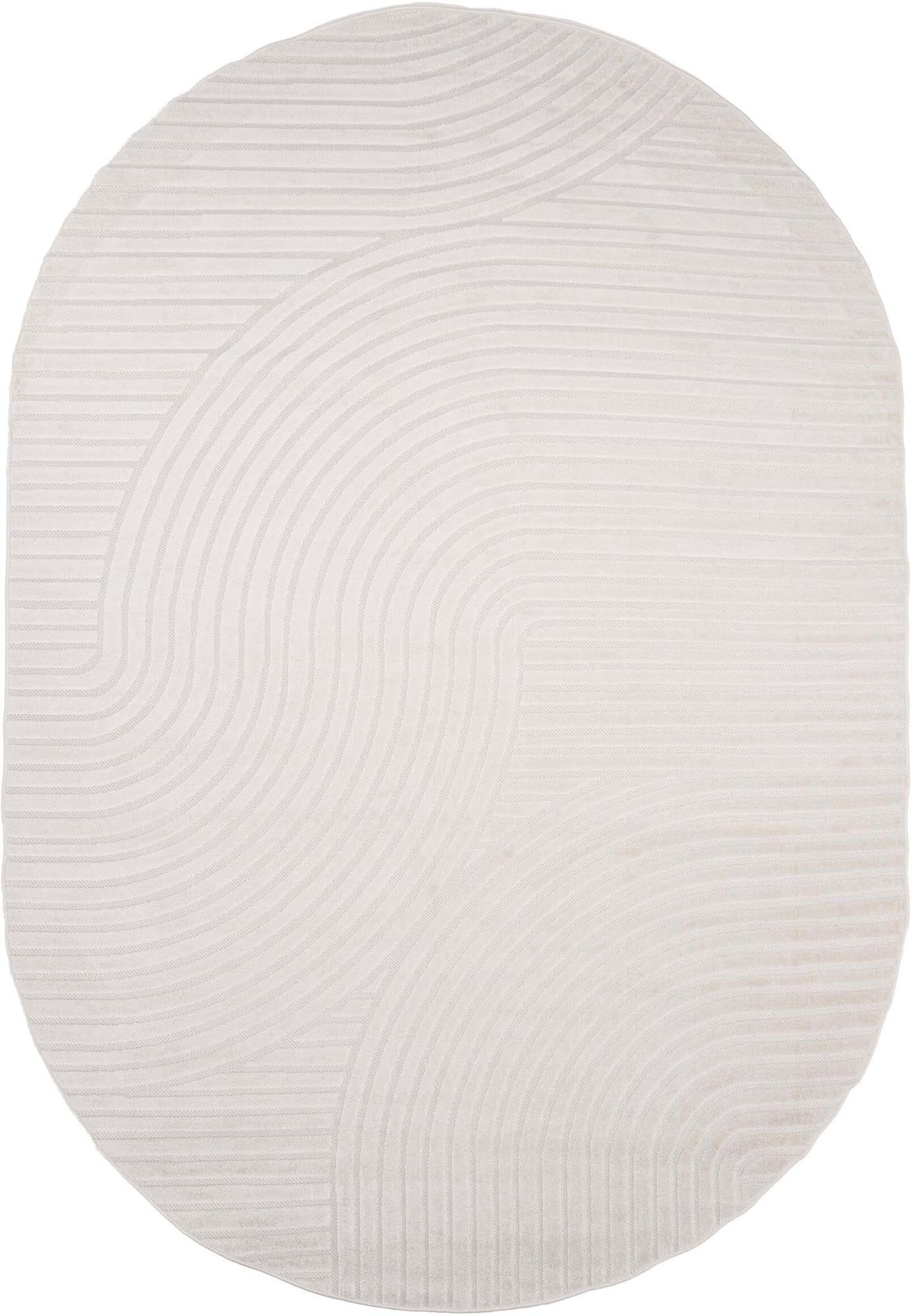 Entdecken Sie den ovalen Teppich Vince von Venture Home: strapazierfähig, pflegeleicht und stilvoll. Ideal für Wohnzimmer, Essbereich und Flur.