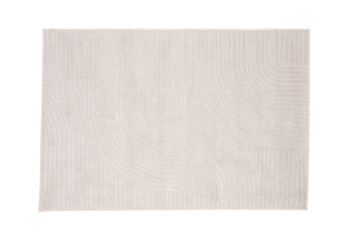 Vince Teppich in Weiss präsentiert im Onlineshop von KAQTU Design AG. Teppich ist von Venture Home