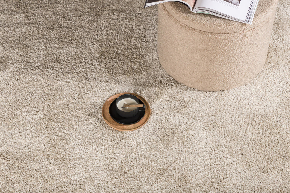 Walter Pluto Teppich Rechteckig in Beige präsentiert im Onlineshop von KAQTU Design AG. Teppich ist von Venture Home