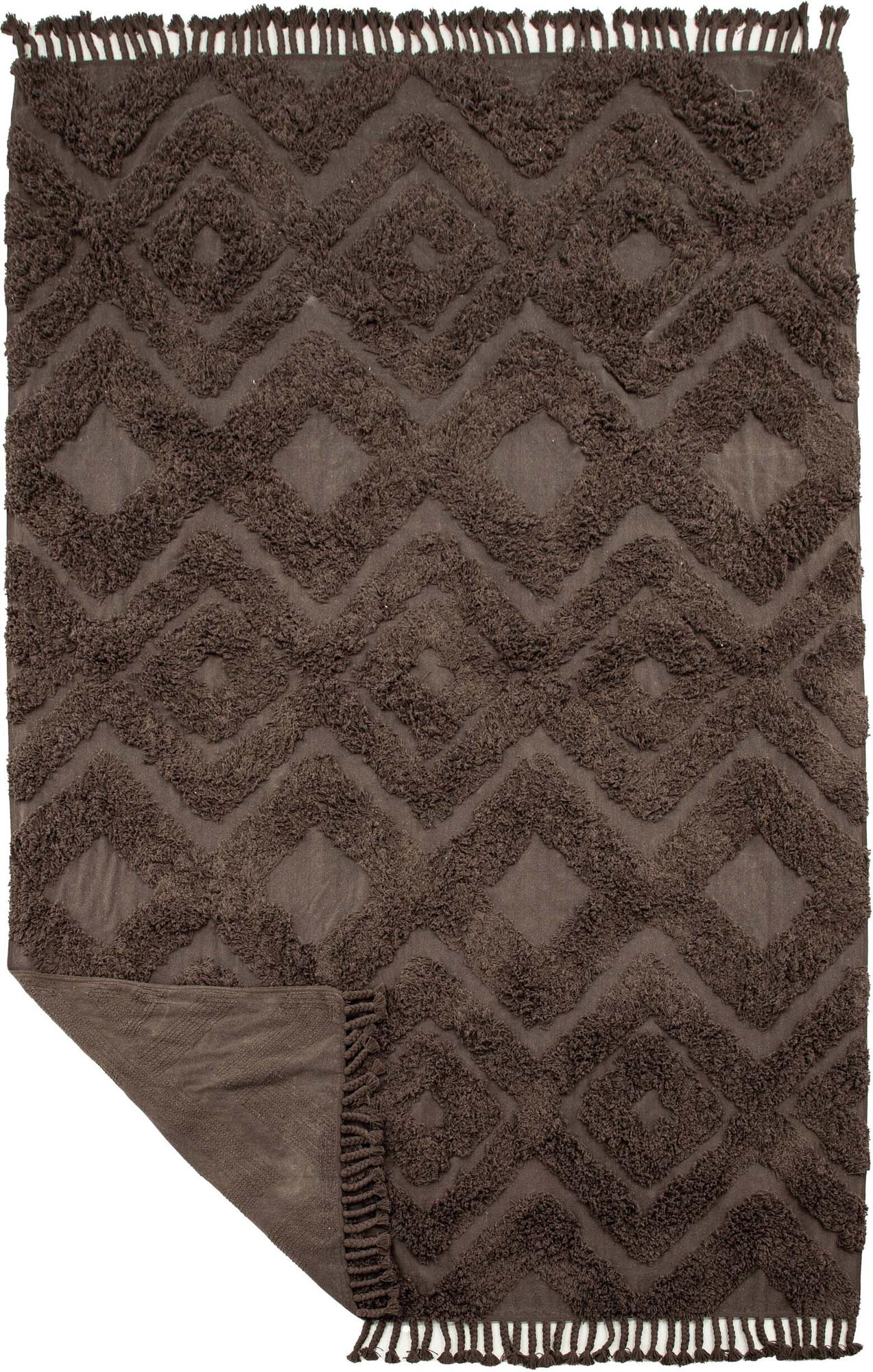 Hilma Teppich in Braun präsentiert im Onlineshop von KAQTU Design AG. Teppich ist von Venture Home