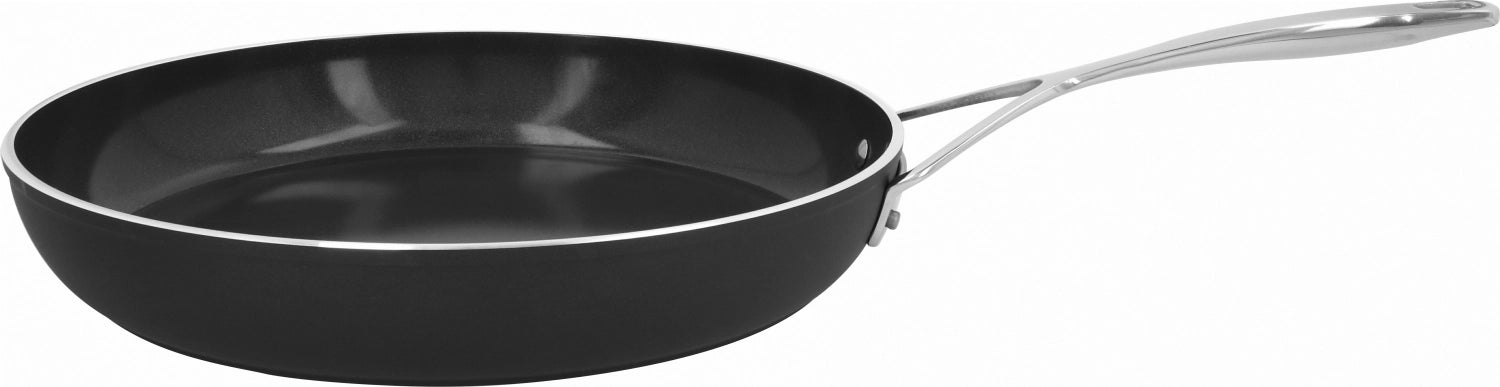 Demeyere Alu Pro 5 Ceraforce Bratpfanne 28 cm, ideal für gesundes Braten mit langlebiger Keramikbeschichtung und optimaler Wärmeleitung.