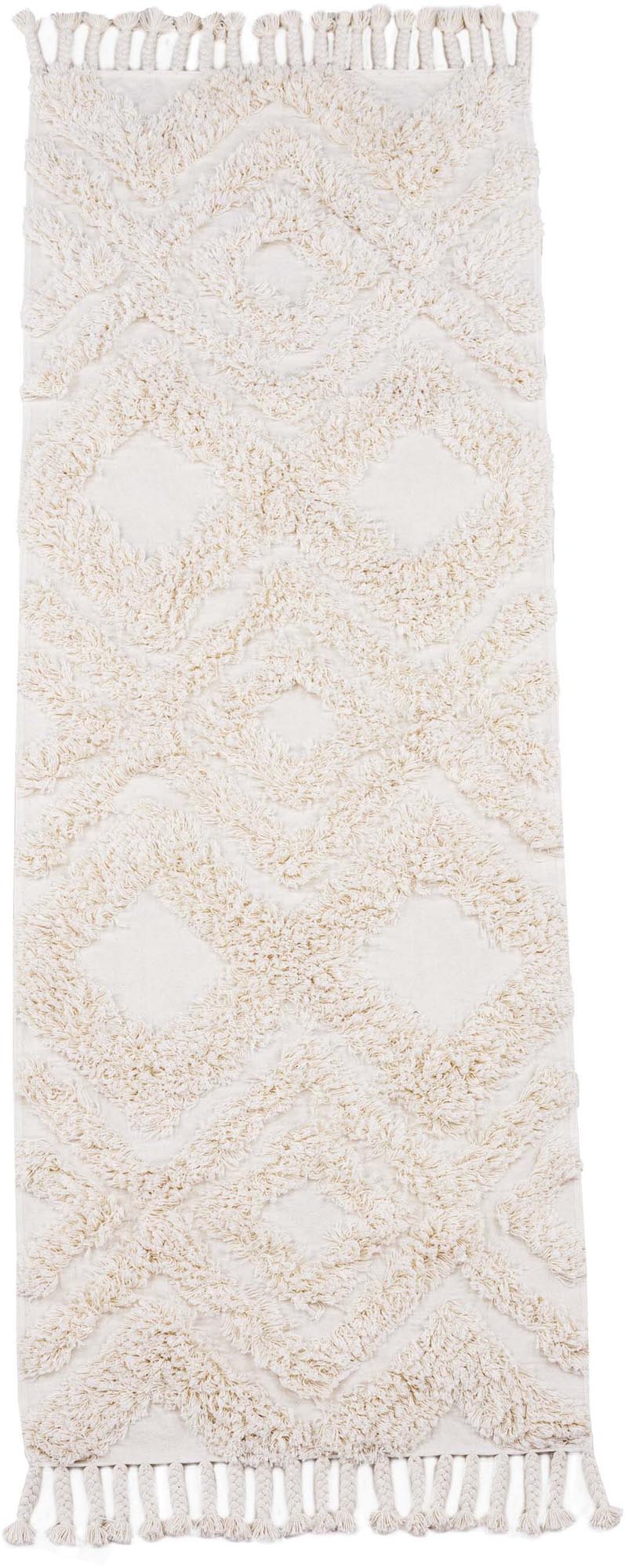 Hilma Teppich in Weiss präsentiert im Onlineshop von KAQTU Design AG. Teppich ist von Venture Home