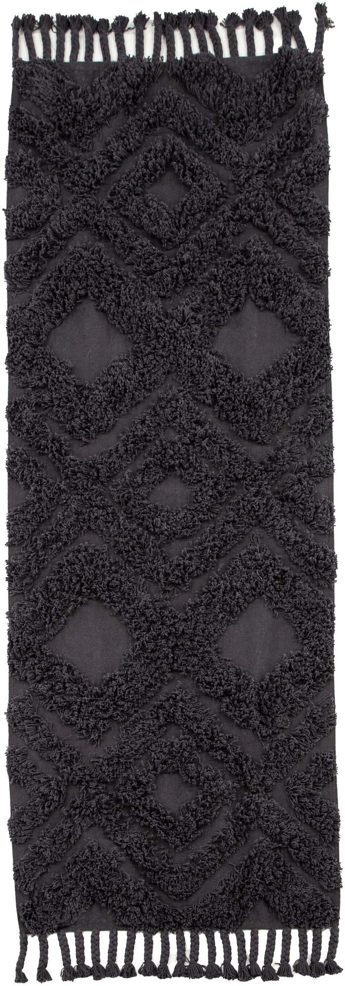 Hilma Teppich in Dunkelgrau präsentiert im Onlineshop von KAQTU Design AG. Teppich ist von Venture Home