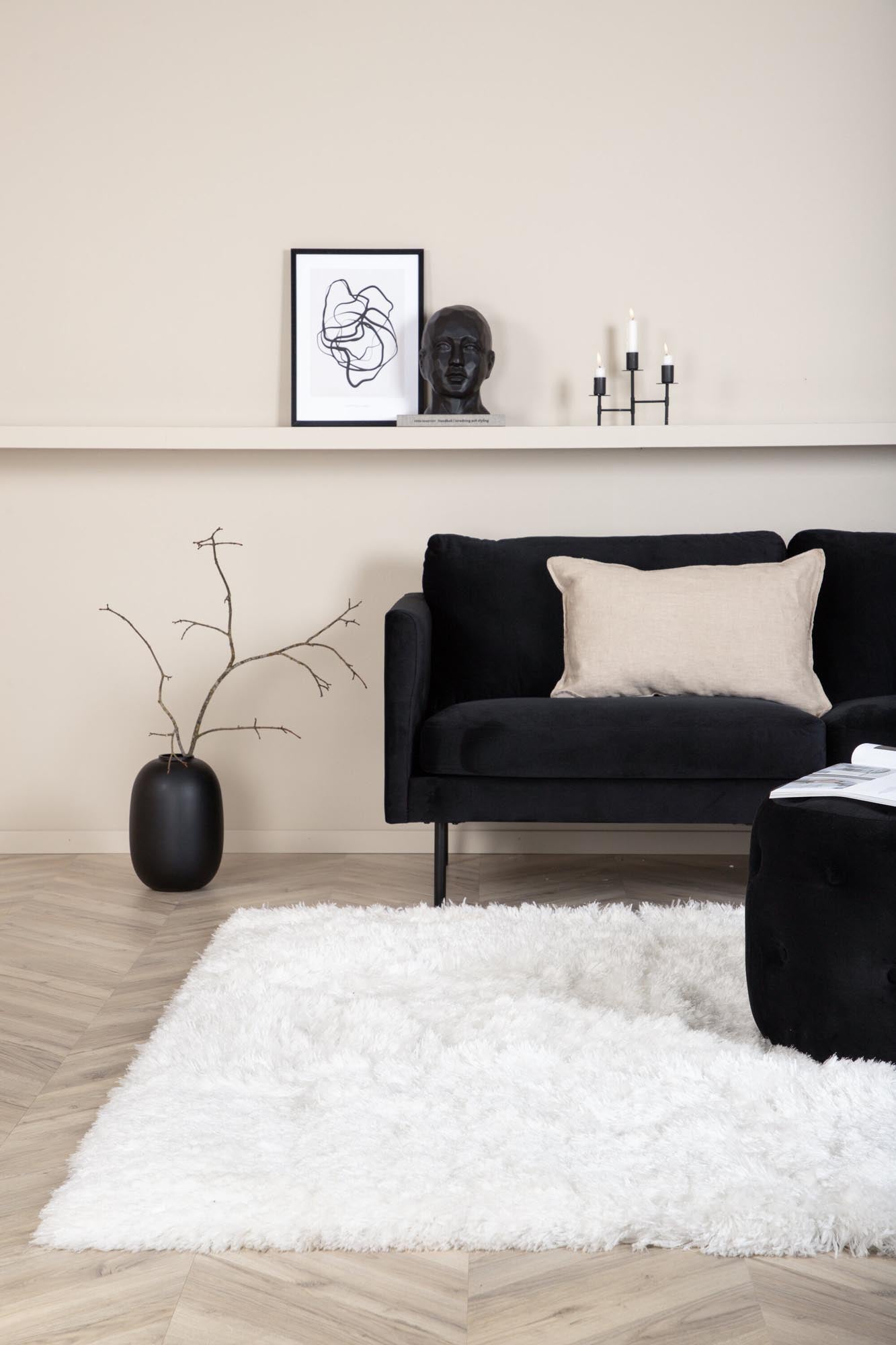 Grace Teppich in Weiss präsentiert im Onlineshop von KAQTU Design AG. Teppich ist von Venture Home