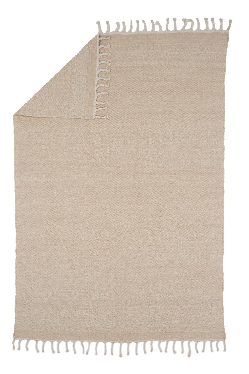 Loke Teppich in Beige präsentiert im Onlineshop von KAQTU Design AG. Teppich ist von Venture Home