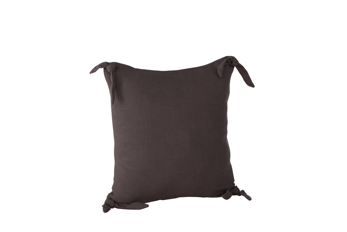 Nora Kissenbezug in Dunkelgrau präsentiert im Onlineshop von KAQTU Design AG. Deko Kissenbezug ist von Venture Home