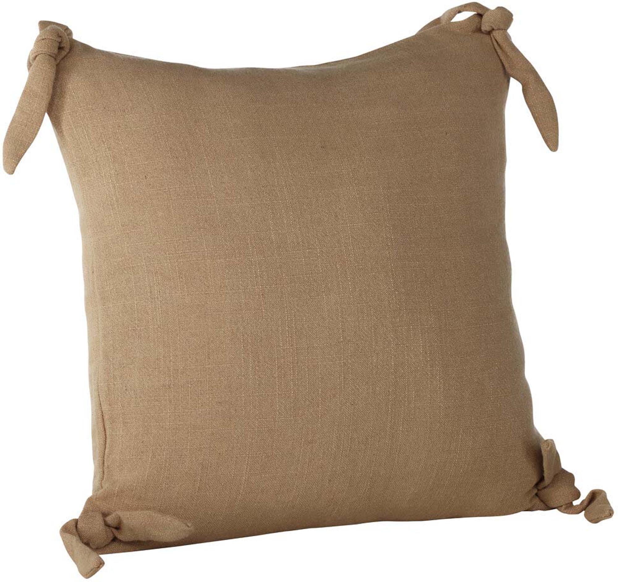 Eleganter Nora Kissenbezug von Venture Home in edlem Beige-Ton.