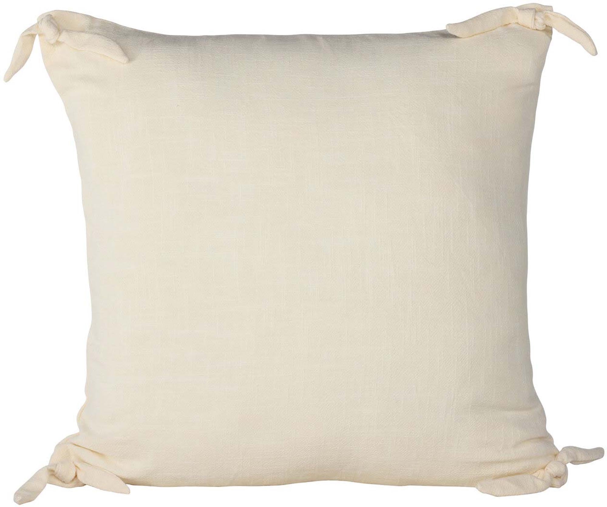 Eleganter Nora Kissenbezug von Venture Home in edlem Beige-Ton.