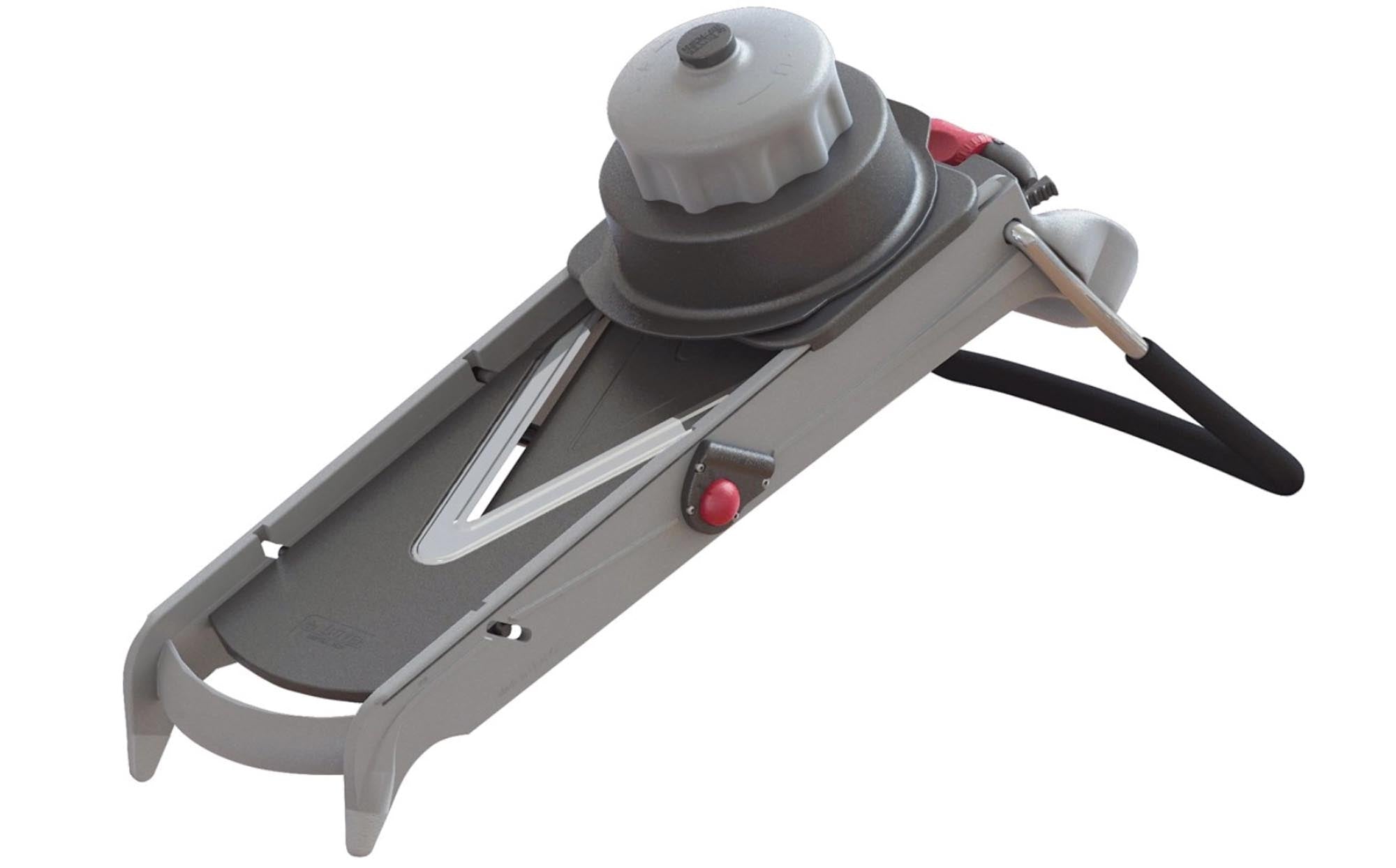 Die Mandoline Viper von de Buyer: Präzise, vielseitig und robust. Perfekt für Julienne, Scheiben und kreative Küchenerlebnisse.