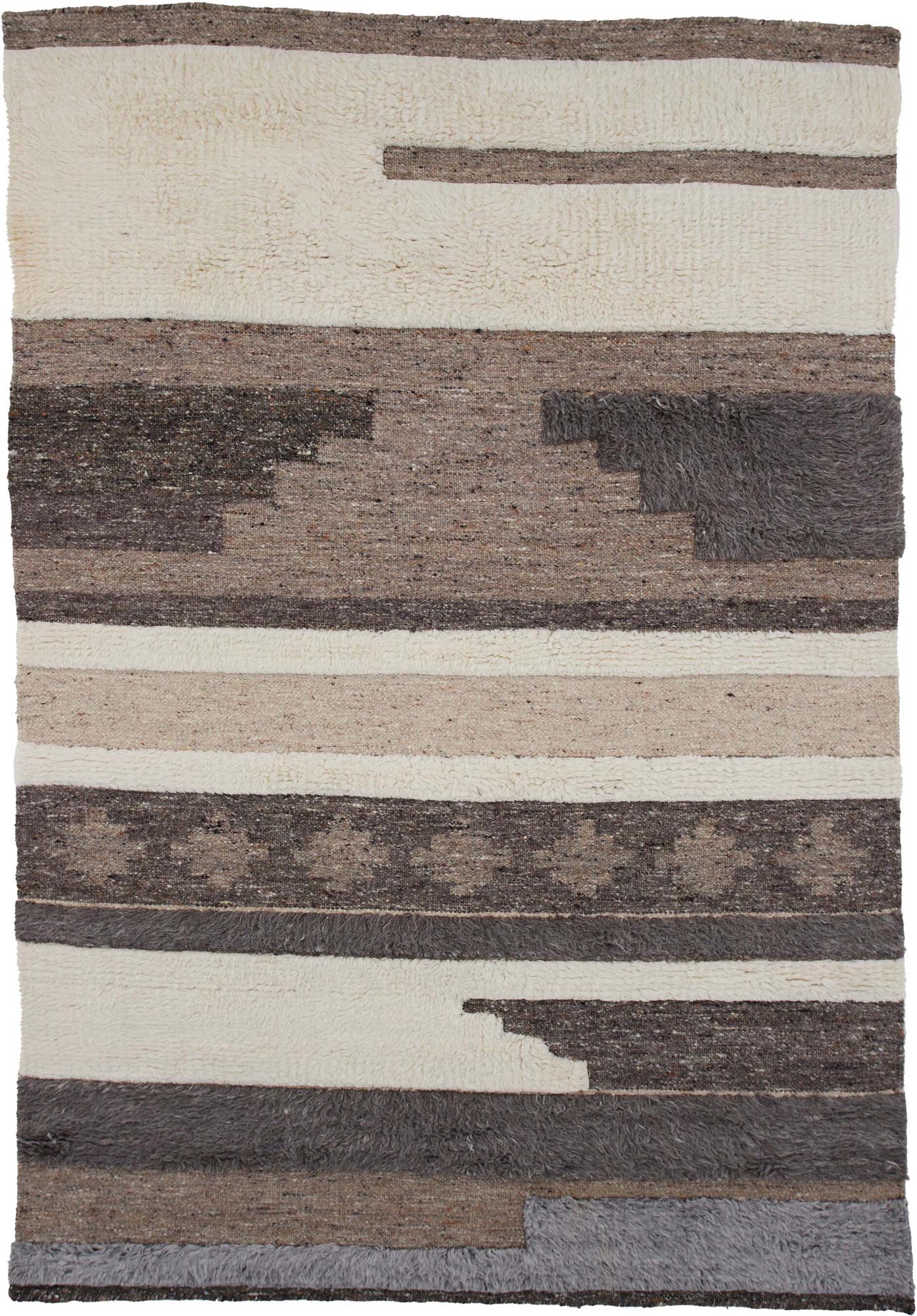 Vincent Teppich in Weiss präsentiert im Onlineshop von KAQTU Design AG. Teppich ist von Venture Home