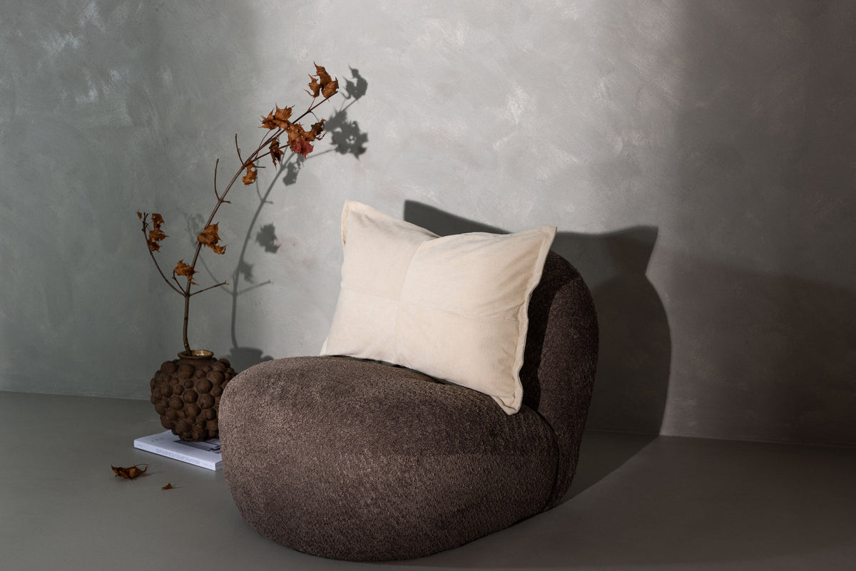 Lykke Kissenbezug in Beige präsentiert im Onlineshop von KAQTU Design AG. Deko Kissenbezug ist von Venture Home