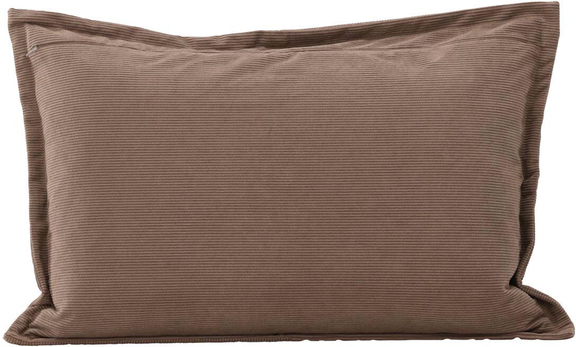 Lykke Kissenbezug: Eleganter Samt in Beige, harmonisch und strapazierfähig, für stilvolle Akzente im Wohn- und Schlafzimmer.