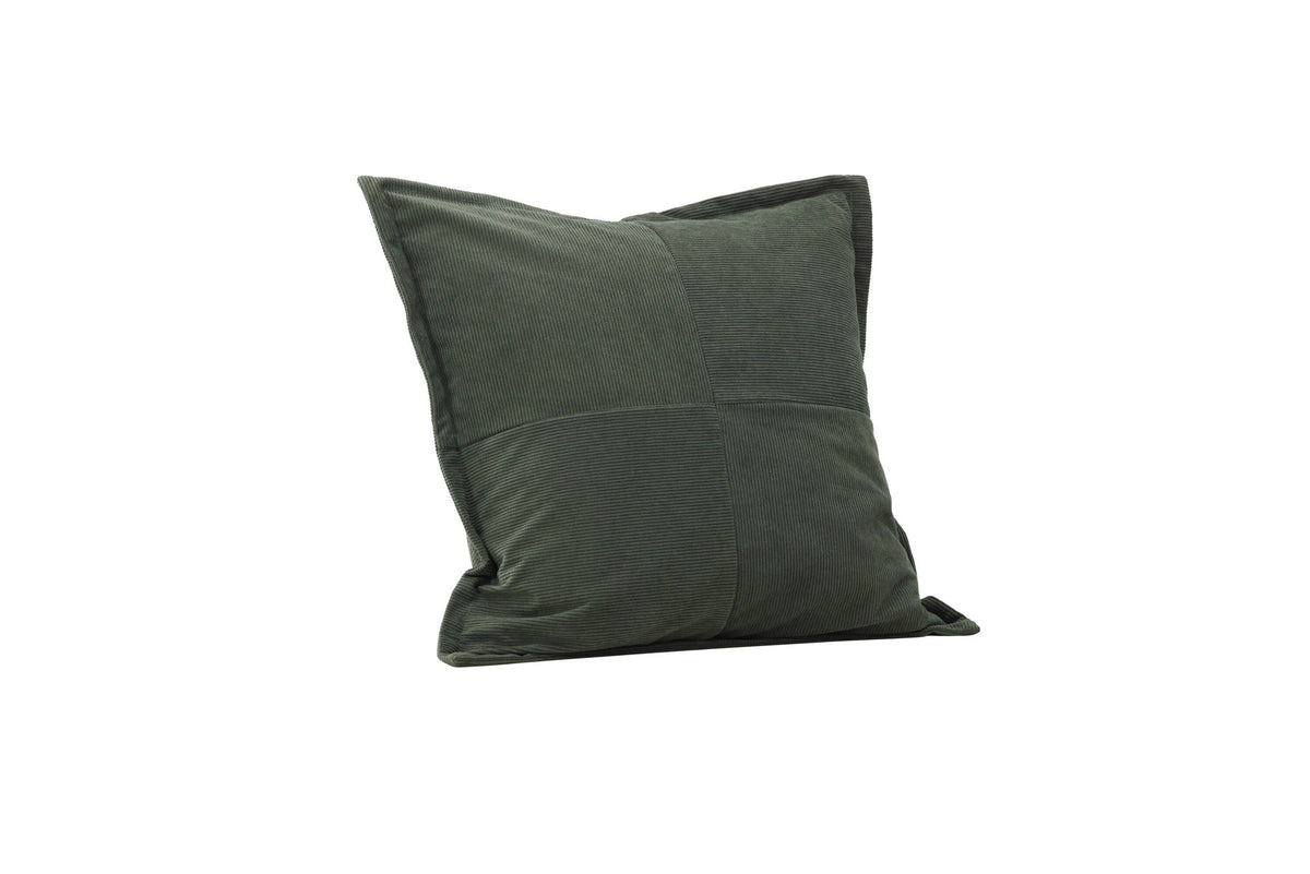 Lykke Kissenbezug in Dunkelgrün präsentiert im Onlineshop von KAQTU Design AG. Deko Kissenbezug ist von Venture Home