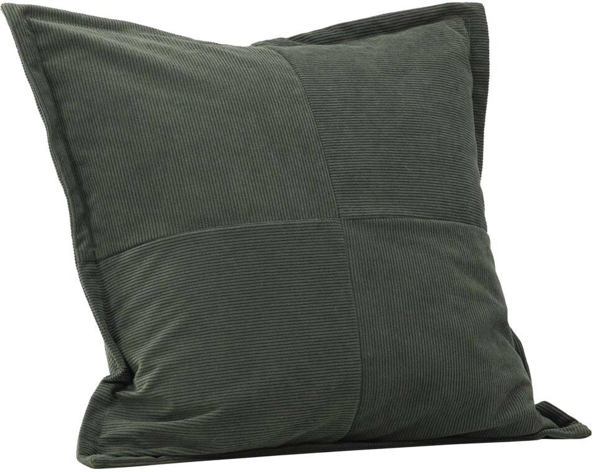 Lykke Kissenbezug: Nostalgischer Manchester-Stoff in Beige, harmonisch und strapazierfähig, ideal für gemütliche Wohnräume.