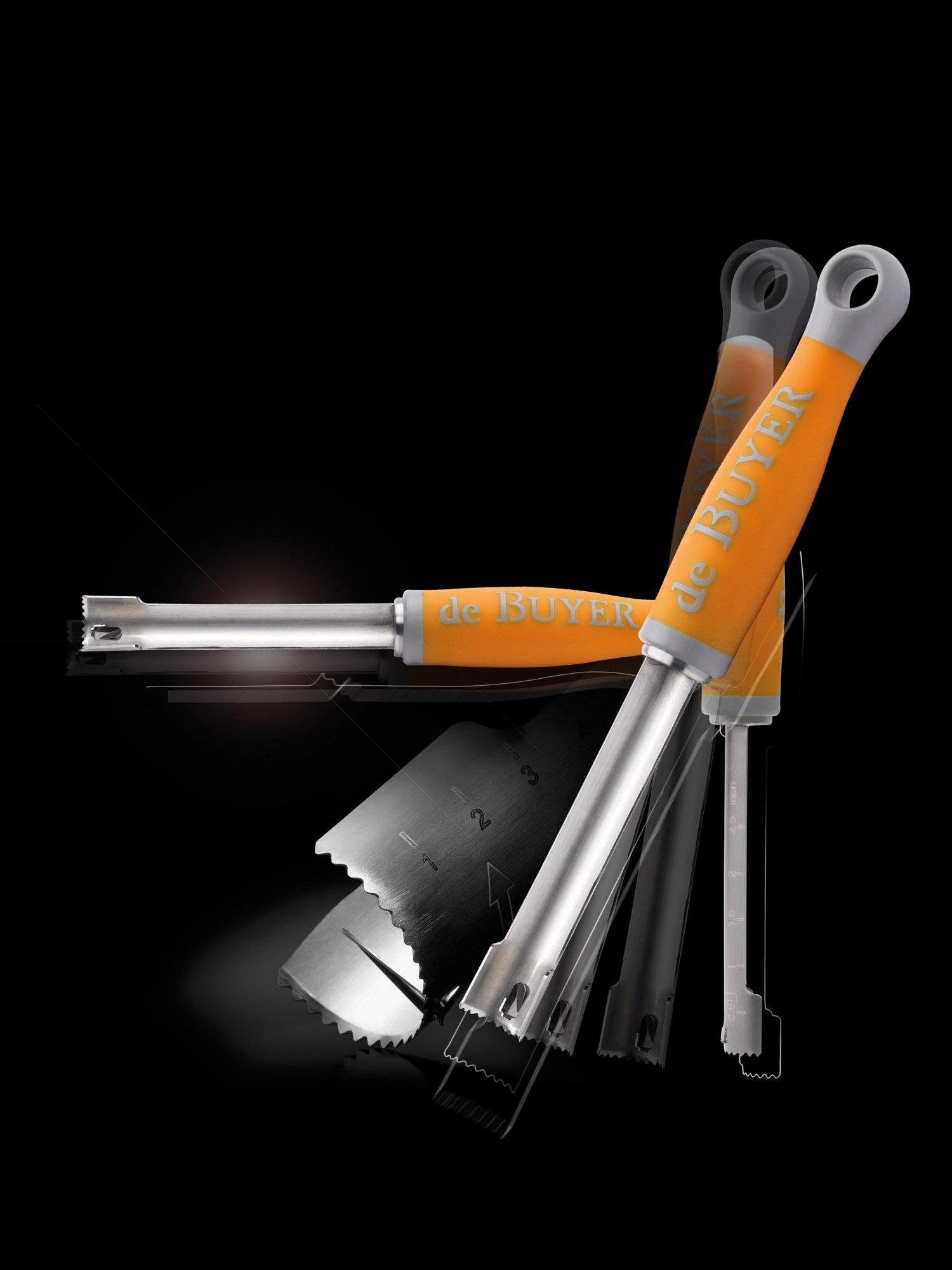 Universalentkerner 13mm von de Buyer, ideal zum Entkernen von Obst und Gemüse, robustes Design für präzises Arbeiten in der Küche.