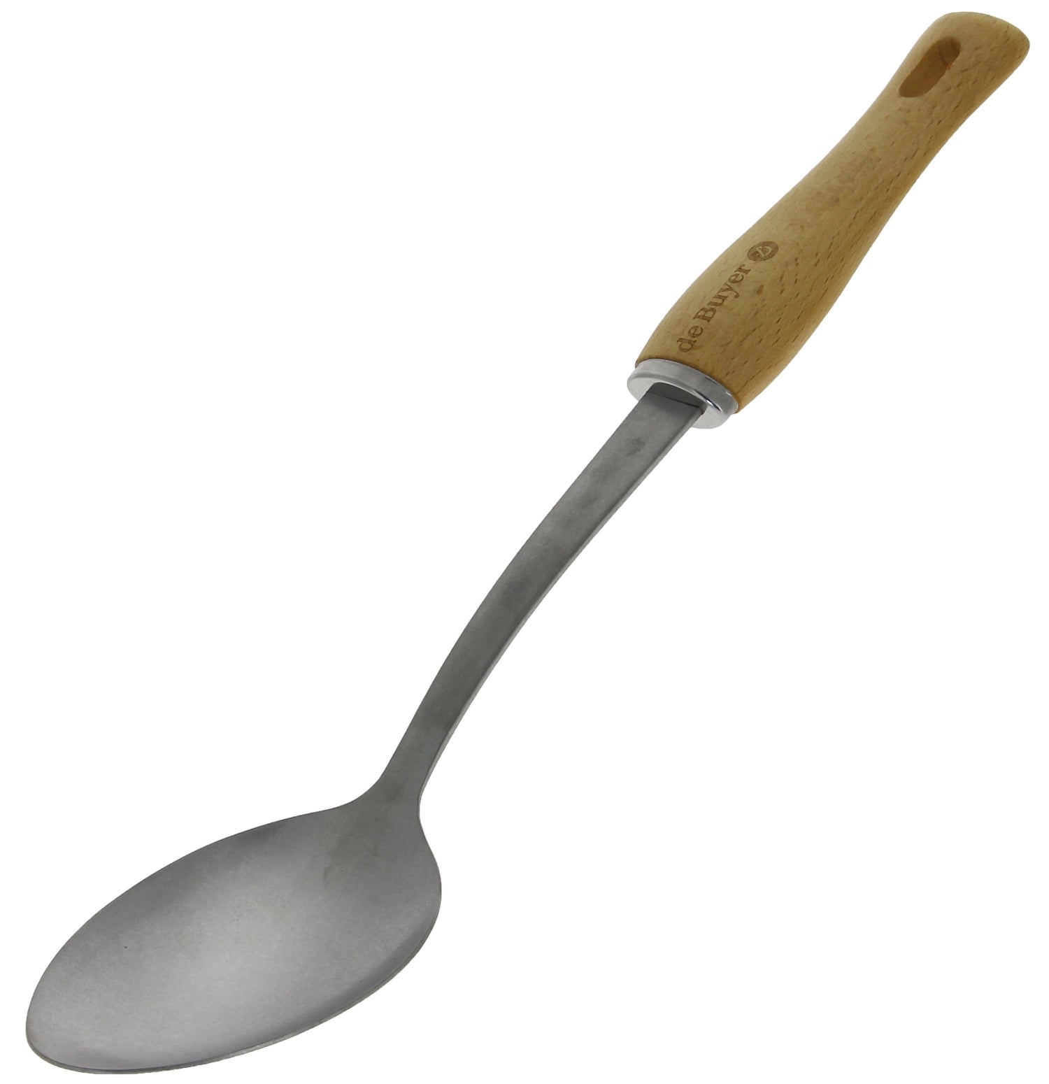 Entdecken Sie den Schöpflöffel Nostalgy L von de Buyer: 33,5 cm, aus hochwertigem Edelstahl, ergonomisch, stilvoll und spülmaschinenfest. Perfekt für Ihre Küche!