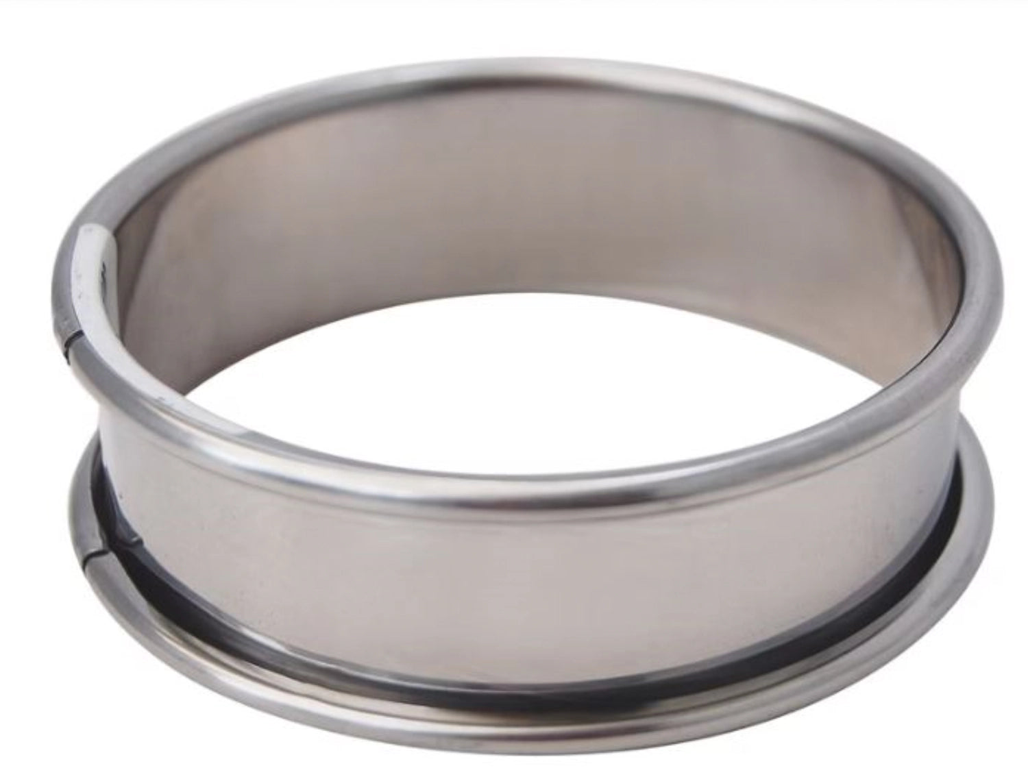 Tortenring von de Buyer, Ø 6cm, H: 2cm, ideal zum Formen und Dekorieren von kleinen Torten und Desserts, aus hochwertigem Material.