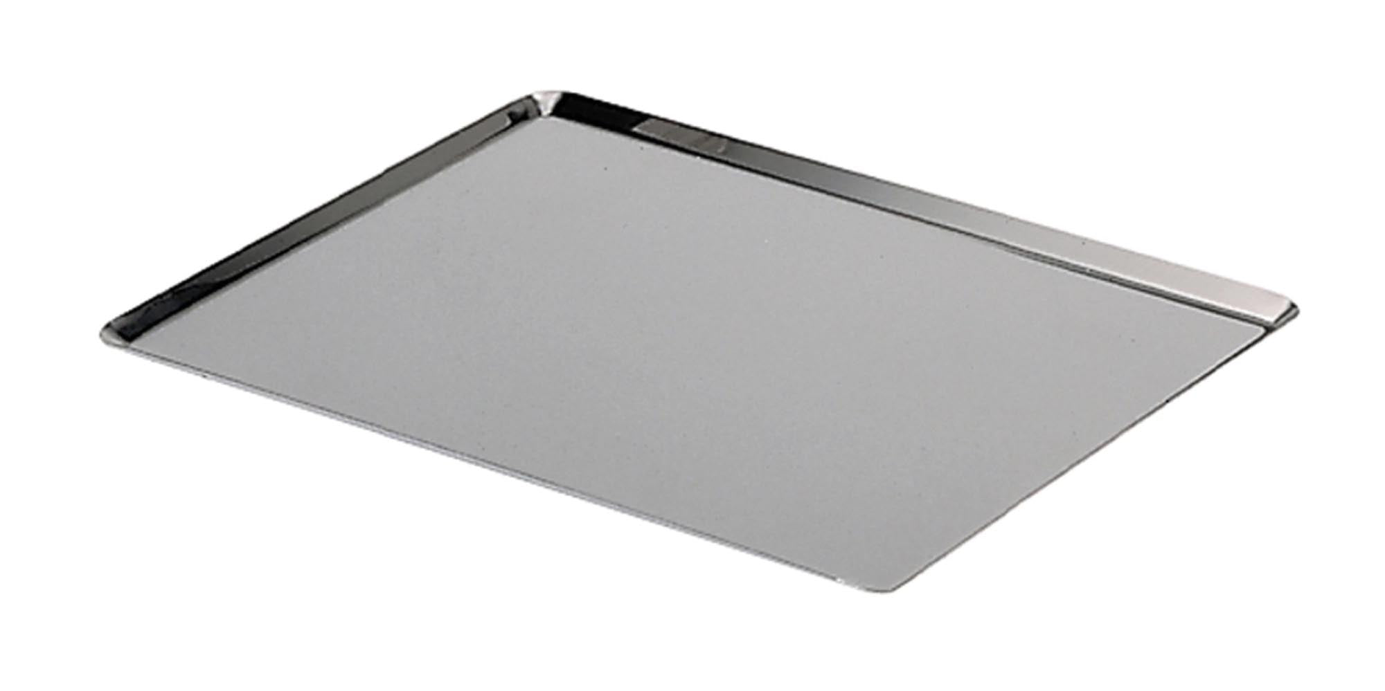 Das de Buyer Blech CNS 40x30 cm aus Edelstahl ist ideal für Kuchen, Brot und Plätzchen. Langlebig, hitzebeständig und leicht zu reinigen.