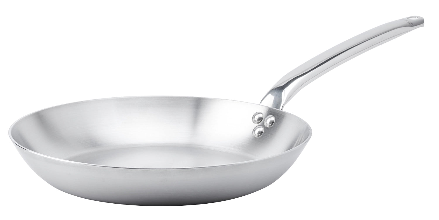 Hochwertige 32 cm Bratpfanne ALCHIMY von de Buyer, perfekt für gleichmäßiges Braten und kreative Kochabenteuer in jeder Küche.