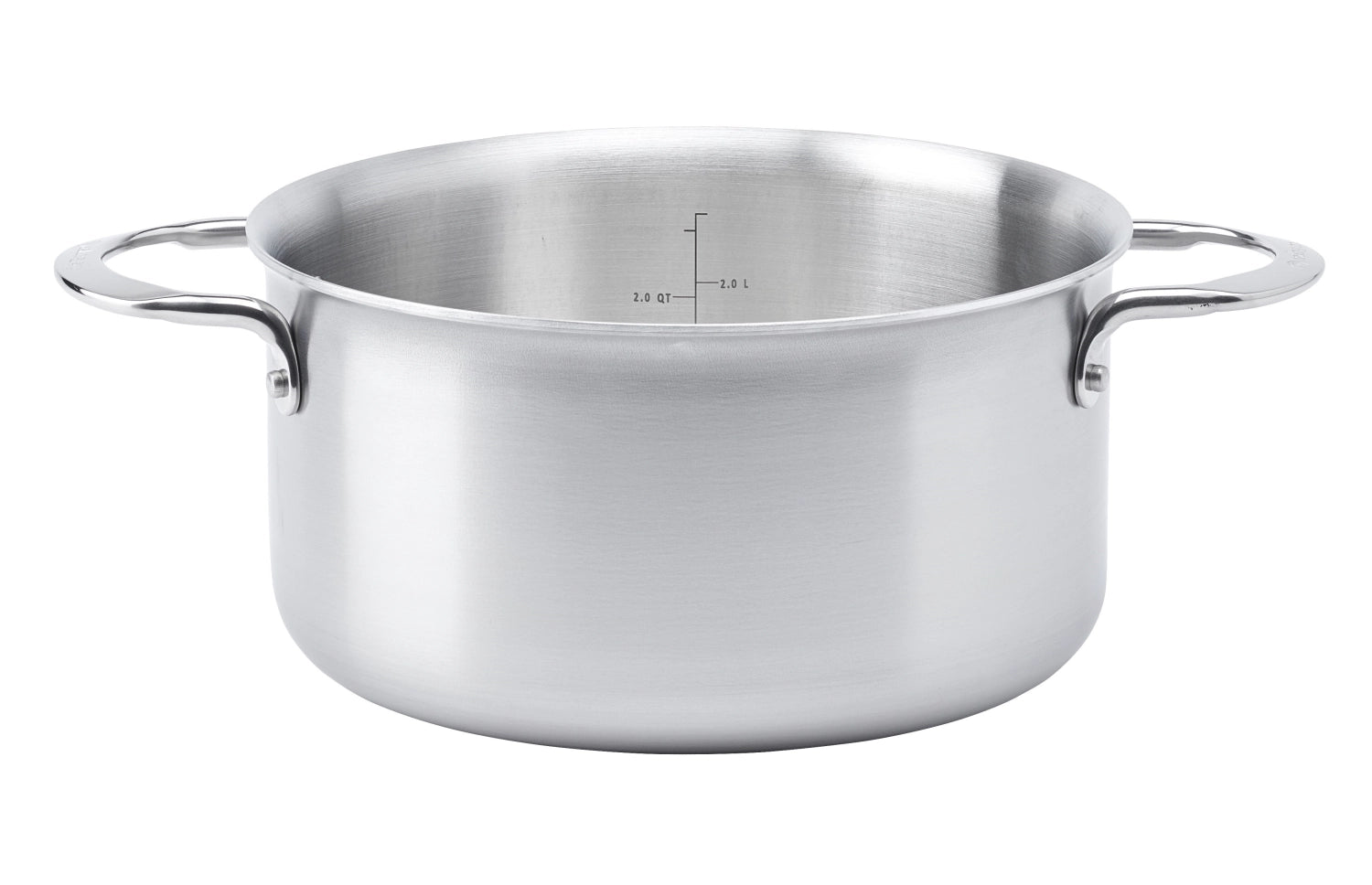 Robuster Bratentopf ohne Deckel von de Buyer, 20 cm Durchmesser, ideal für scharfe Anbratungen und vielseitige Kochanwendungen.