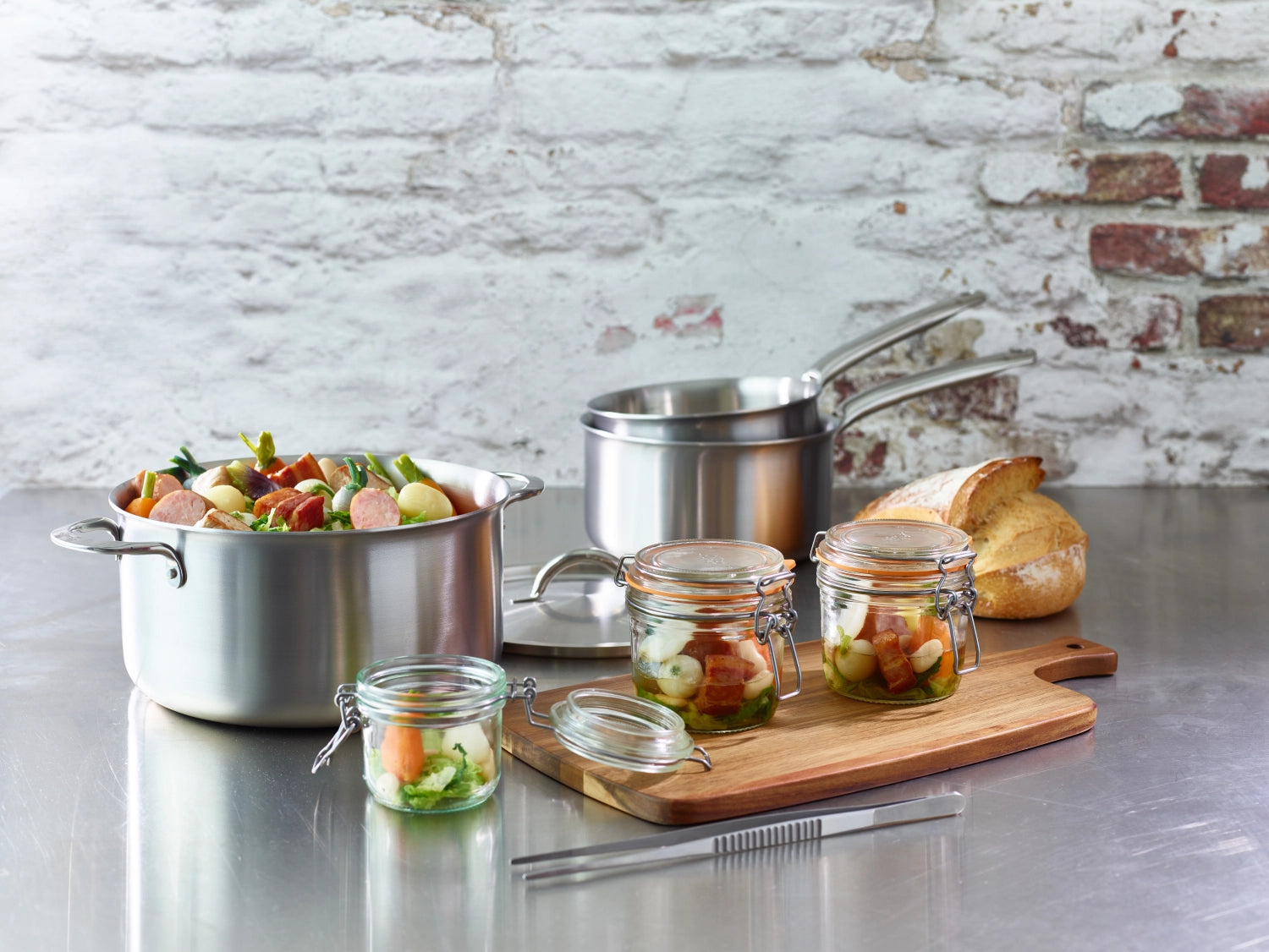 Robuster Bratentopf ohne Deckel von de Buyer, 20 cm, ideal für vielseitige Zubereitungen und köstliche Bratrezepte.