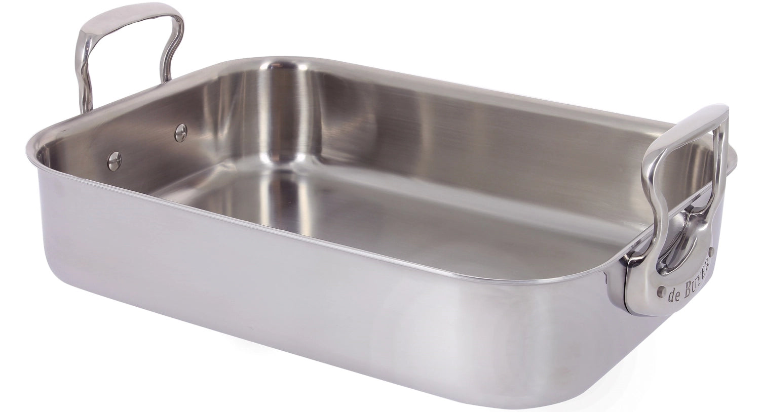 Robuster AFFINITY Bräter von de Buyer, 35x25 cm, ideal für schmackhafte Gerichte, geeignet für alle Herdarten, inklusive Induktion.