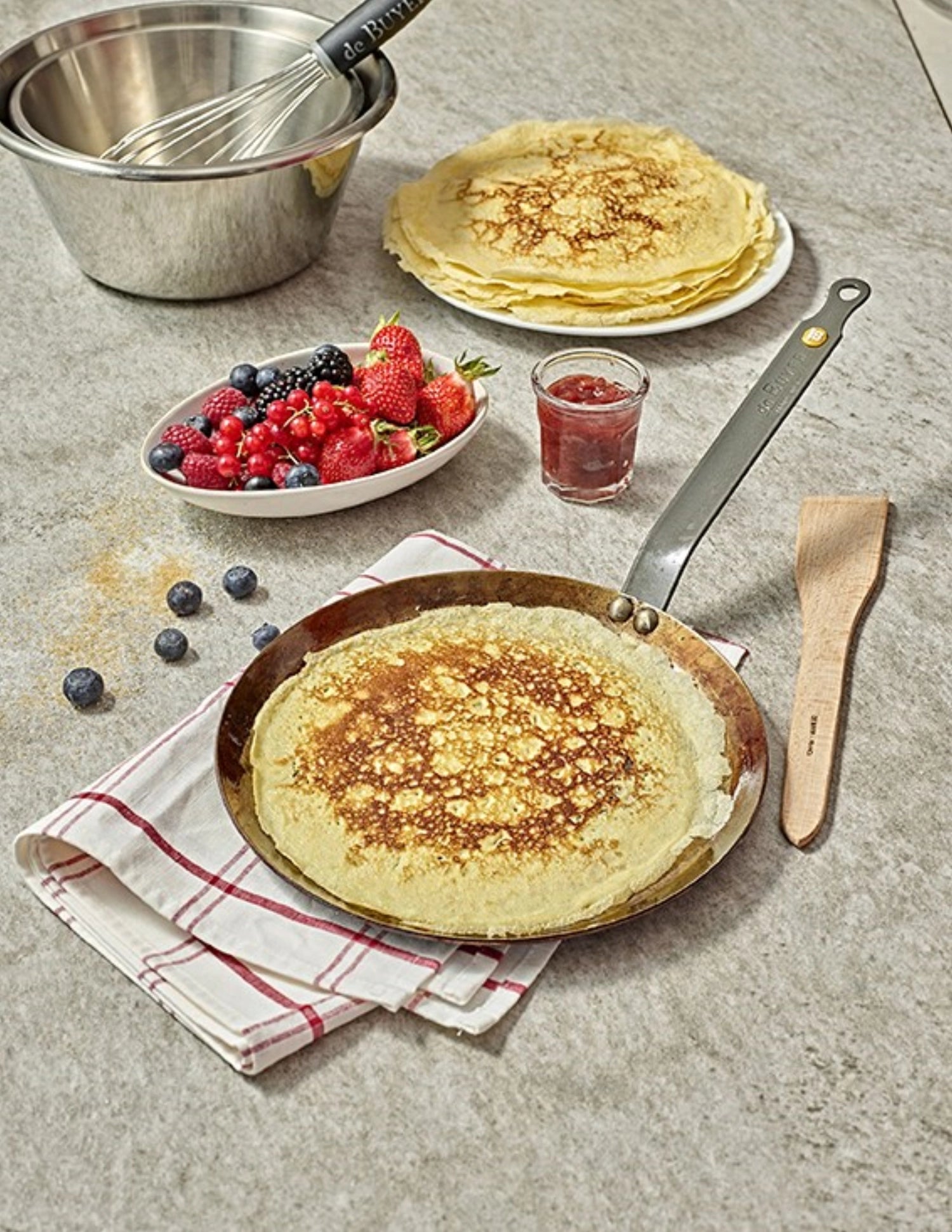 MINERAL B ELEMENT Crêpes Eisenpfanne Ø 26cm, Induktion