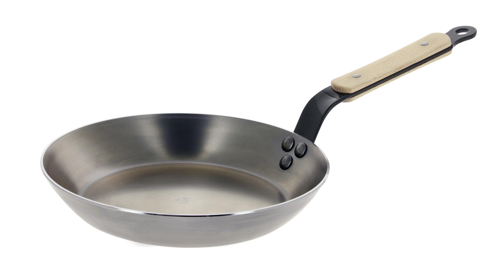 Entdecken Sie die MINERAL B ELEMENT Runde Bratpfanne 20cm von de Buyer – langlebig, vielseitig und ideal für alle Herdarten. Perfekte Bratergebnisse garantiert!