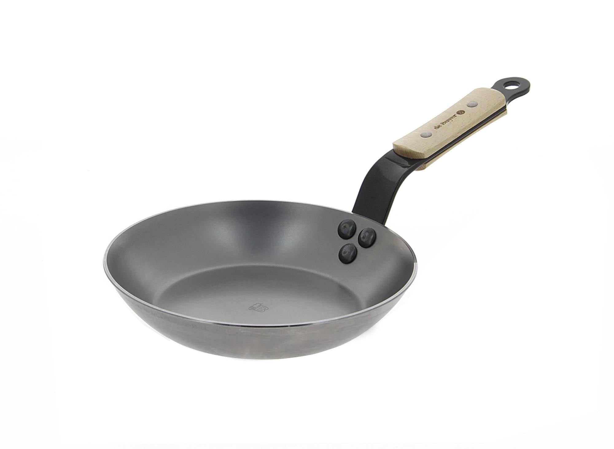 Entdecken Sie die MINERAL B ELEMENT Bratpfanne 32cm von de Buyer – ideal für alle Herdarten, mit hochwertigem Stahlblech und natürlicher Antihaftbeschichtung.