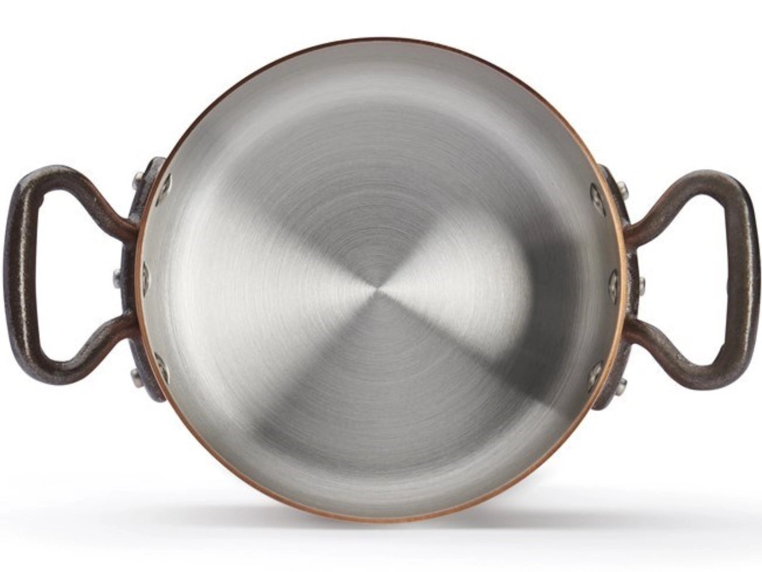 Eleganter PRIMA MATERA Bratentopf aus hochwertigem Kupfer, 20 cm Durchmesser, inklusive Deckel – perfekt für präzises Kochen und ansprechende Präsentation.