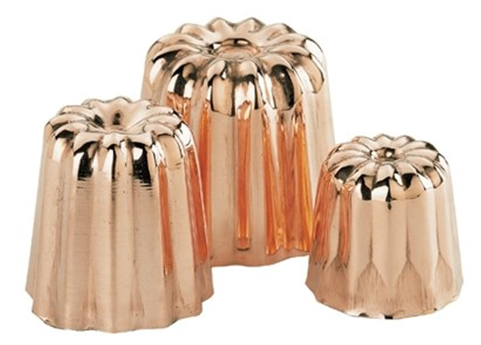 Entdecken Sie die exklusive Cannelés Kuchenform aus Kupfer von de Buyer. Ideal für köstliche, perfekt gebräunte Cannelés.