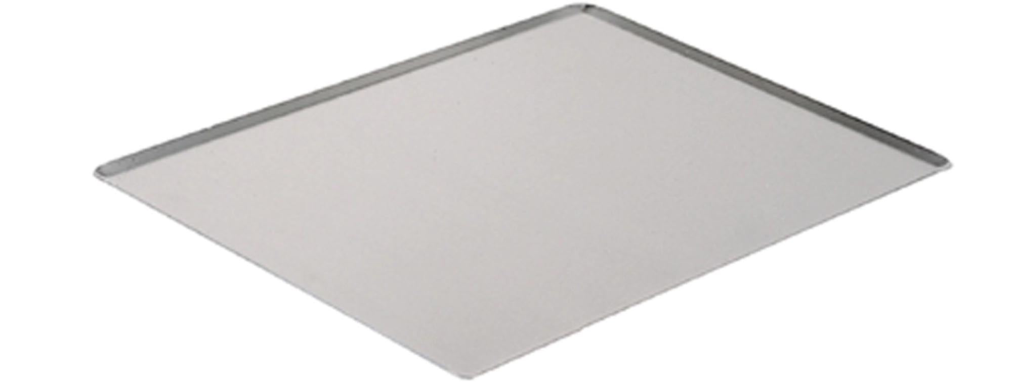 Hochwertiges Alu-Backblech GN 11 H: 1cm von de Buyer, ideal für Gastronomie: gleichmässige Hitze, schrägen Kanten, leicht & stabil.