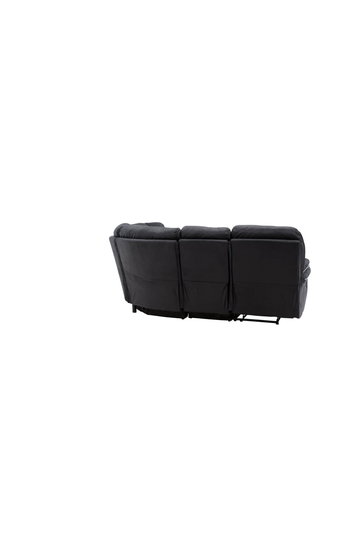 Saranda Liegesofa in Schwarz präsentiert im Onlineshop von KAQTU Design AG. Ecksofa ist von Venture Home